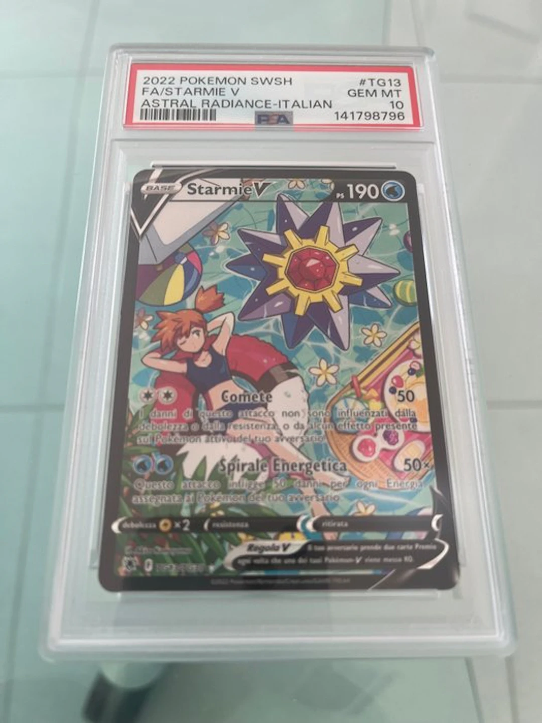 Pokémon - 1 Graded card - Starmie #TG13 Full art, Foil - PSA 10 -