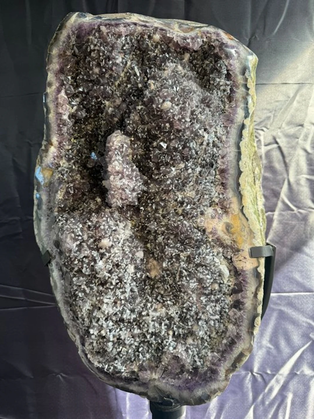 MUSEUM PIECE - AA+ Quality Amethyst Geode on Rotating...