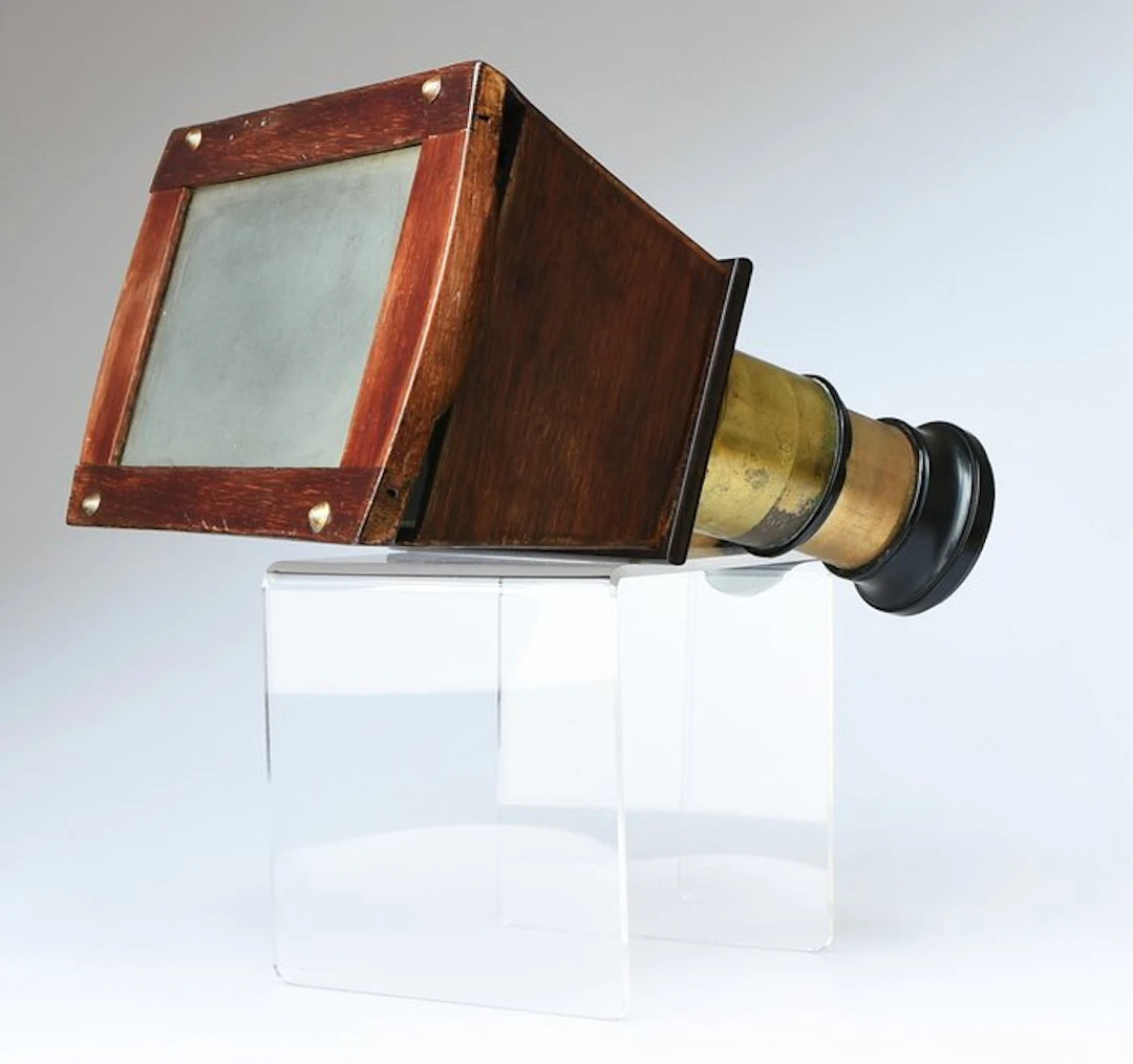 Martinet Zeldzame Antieke Franse Stereoscoop door Maison Martinet (Parijs) – ca