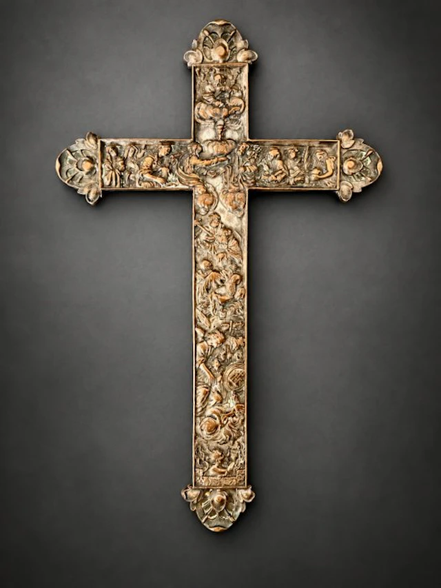 Cross - Metal - 1750-1800 - The Passion of the Christ
