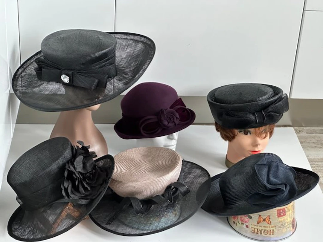 Branded merchandise collection - Six luxury fashion hats...