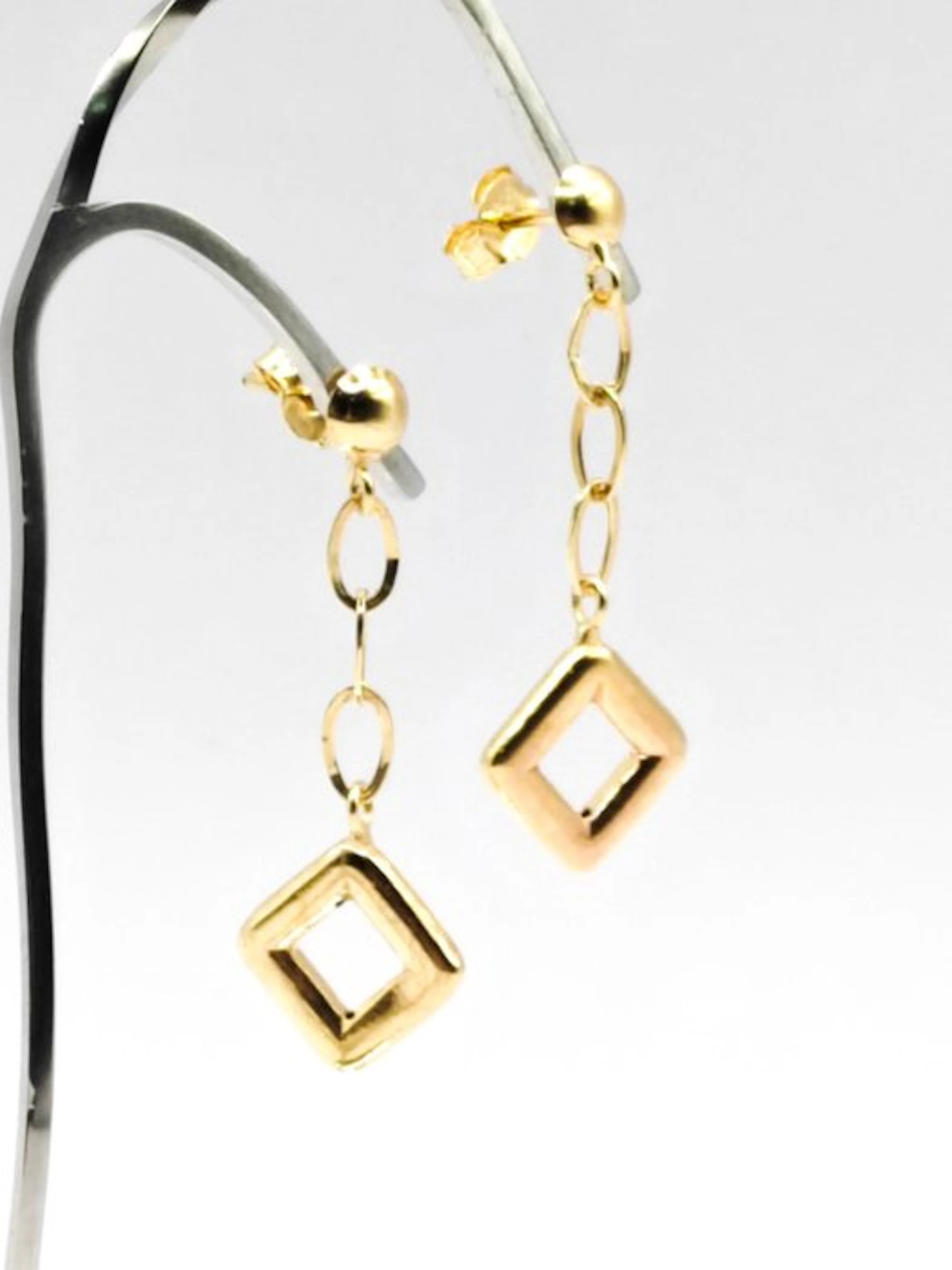 No reserve price - Earrings - 18 kt. Yellow gold