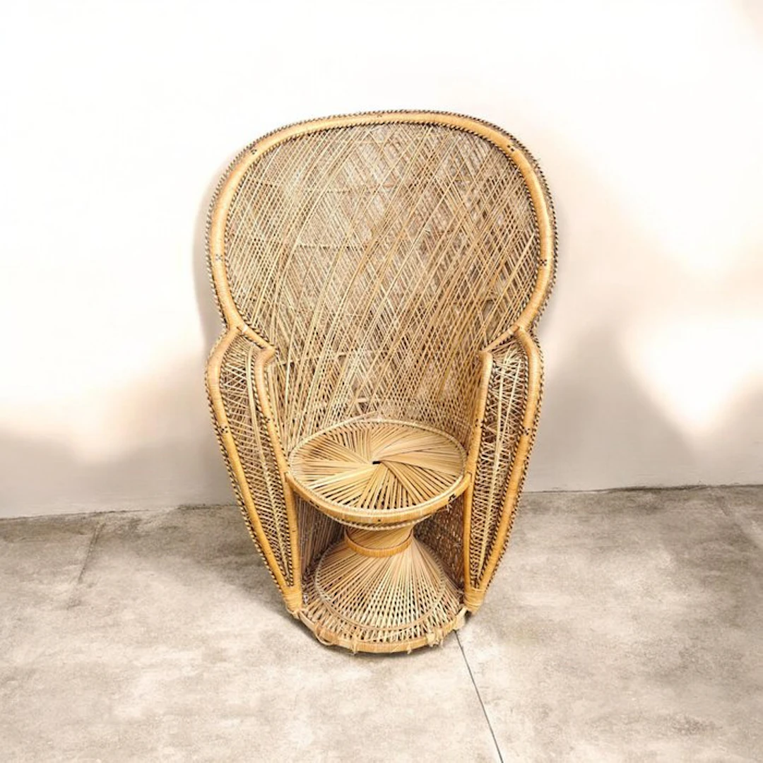 Armchair - Rotan & Riet - Vintage Peacock Chair / Peacock...