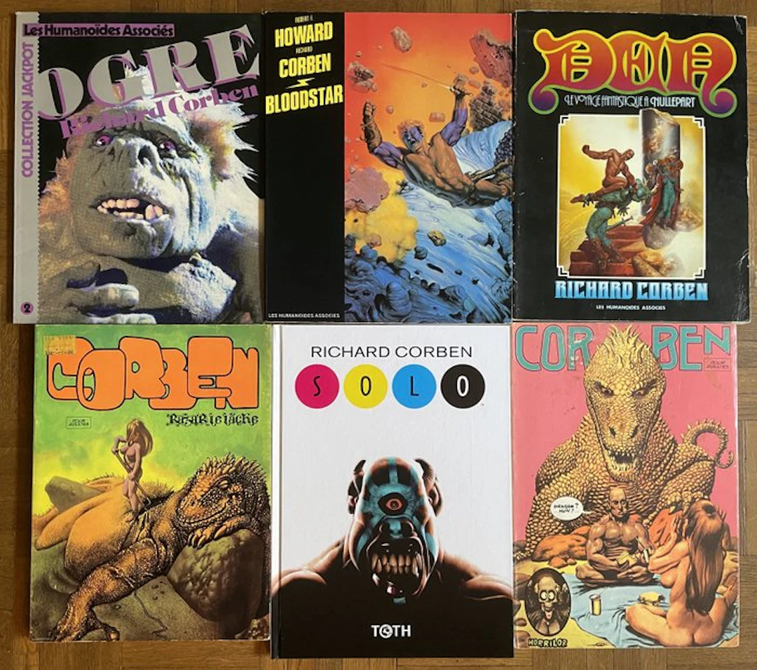 Richard Corben - 5x B + C - EO/Ré/TL - 6 Album - 1976/2005