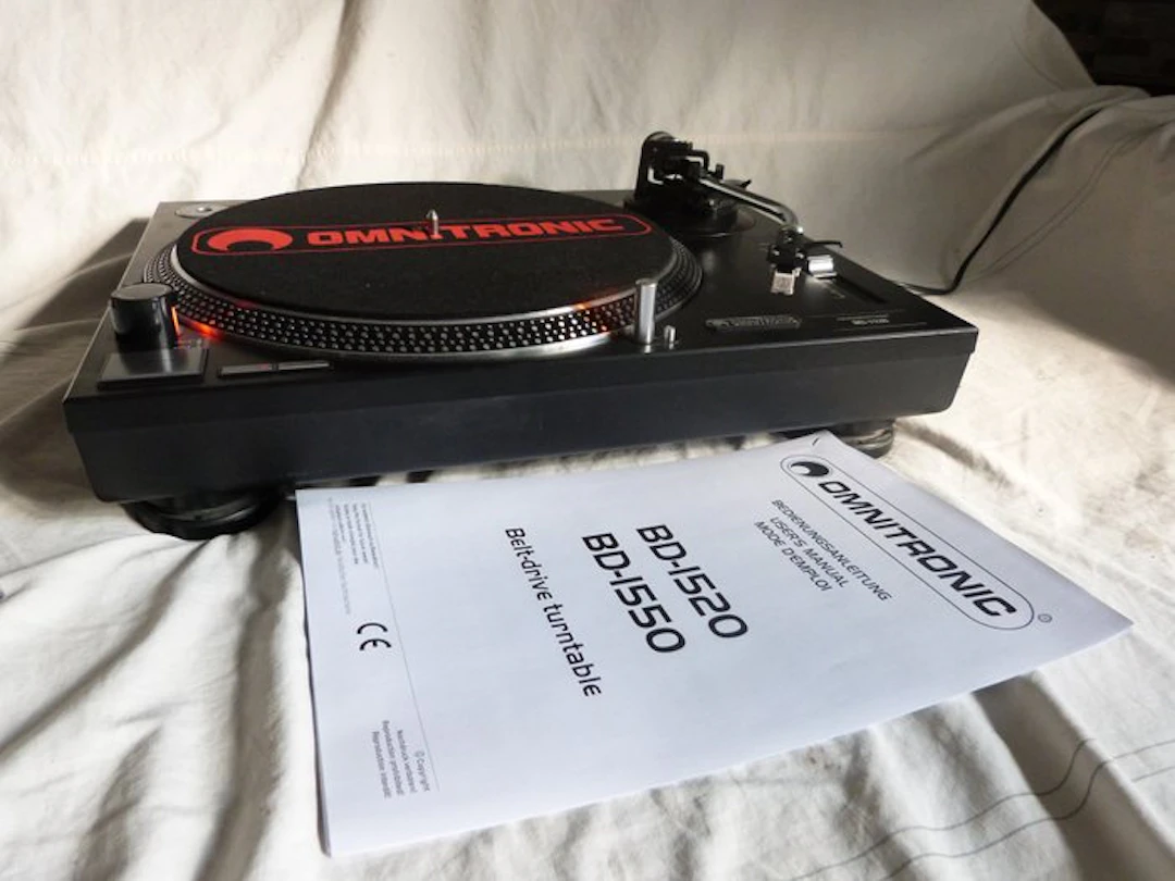 Omnitronic - BD-1520 DJ Belt-Drive Turntable