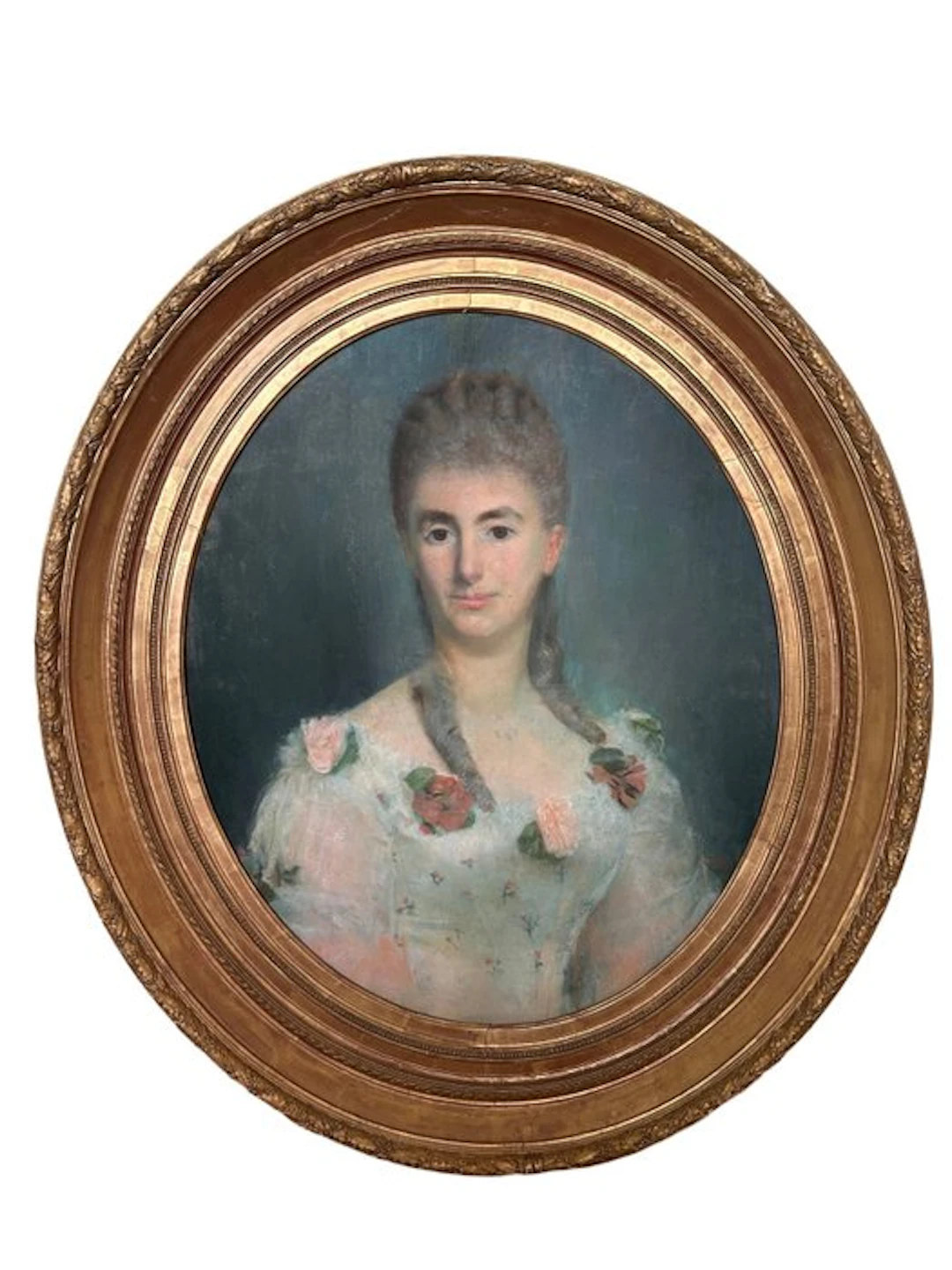 French school (XIX) - Portrait de femme d’époque