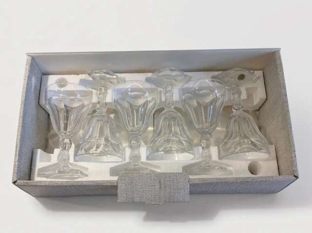 Val Saint Lambert - Drinking set for 6 (6) - Crystal