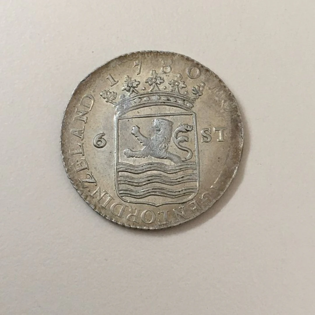 Netherlands, Zeeland 6 Stuiver of Scheepjesschelling 1780 (No reserve price)