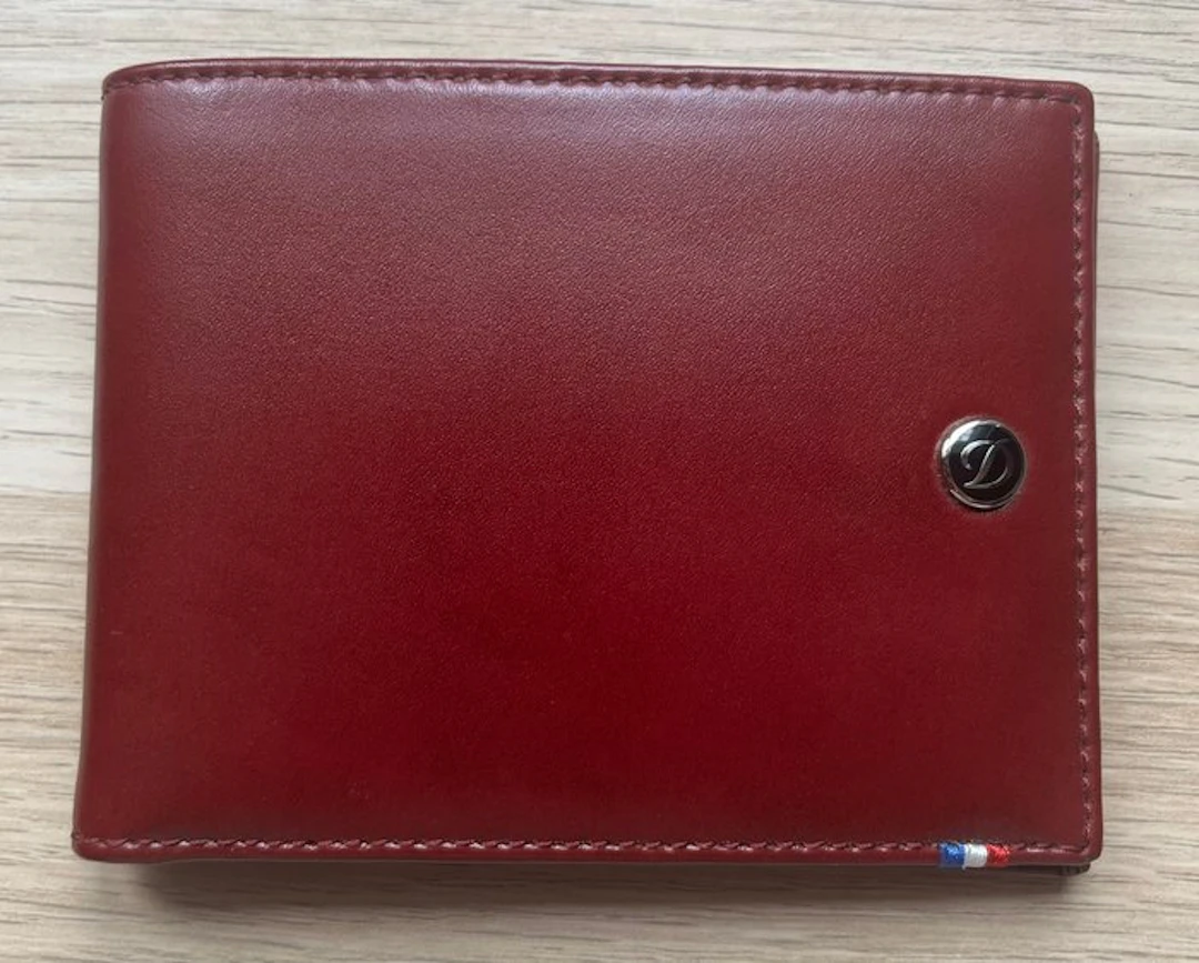 S.T. Dupont - Line D Elysée 180600 6CC – Cherry Red - Bi-fold wallet