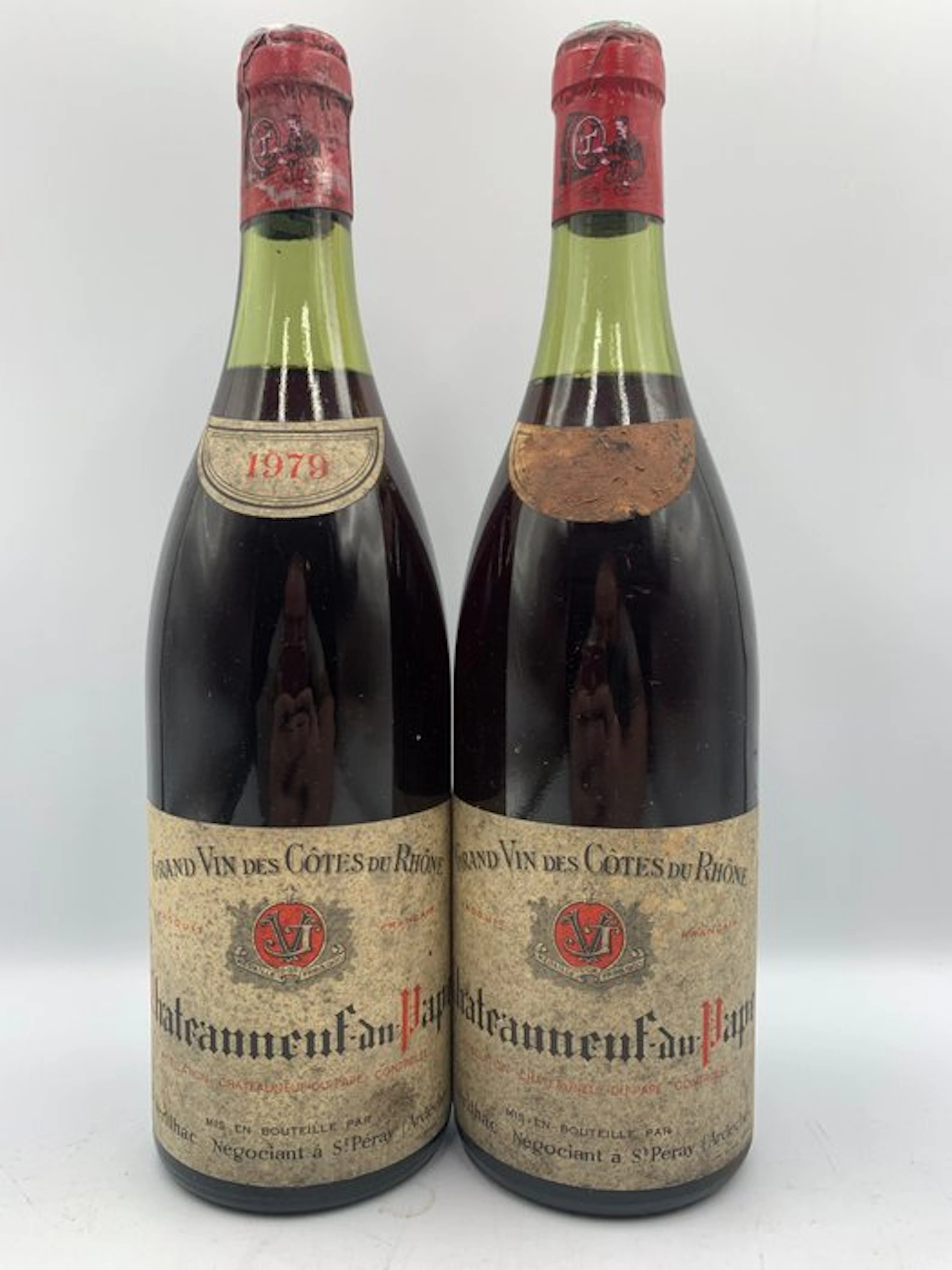 1979 J. Verilhac, Chateauneuf-du-Pape - Châteauneuf-du-Pape - 2 Bottles (0.75L)