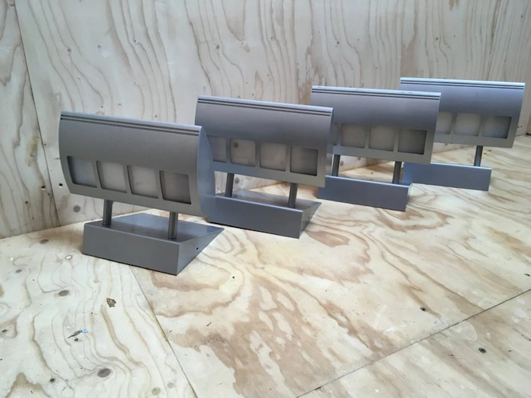 Delta Light - Wall lamp (4) - Piano - Metal