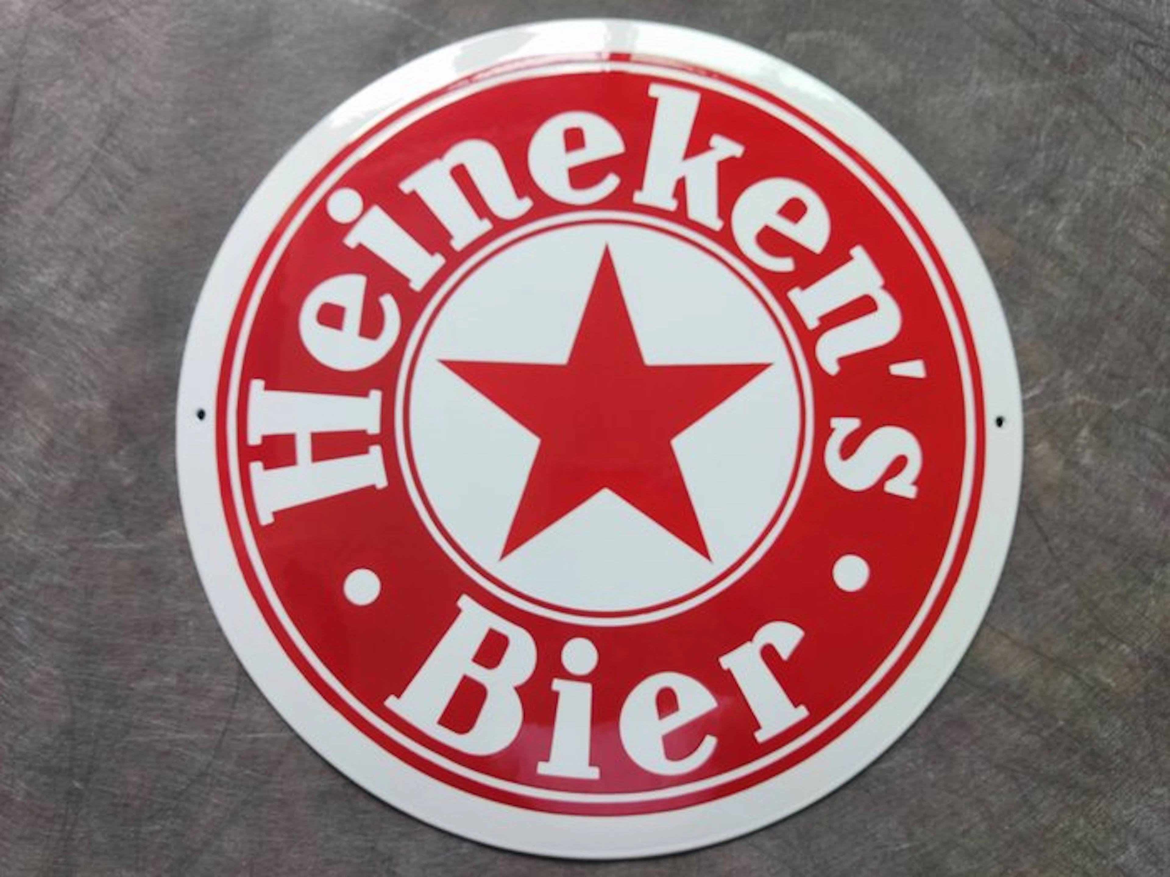Heineken - enamel sign Heineken Bier Emailschild Emaille Schild