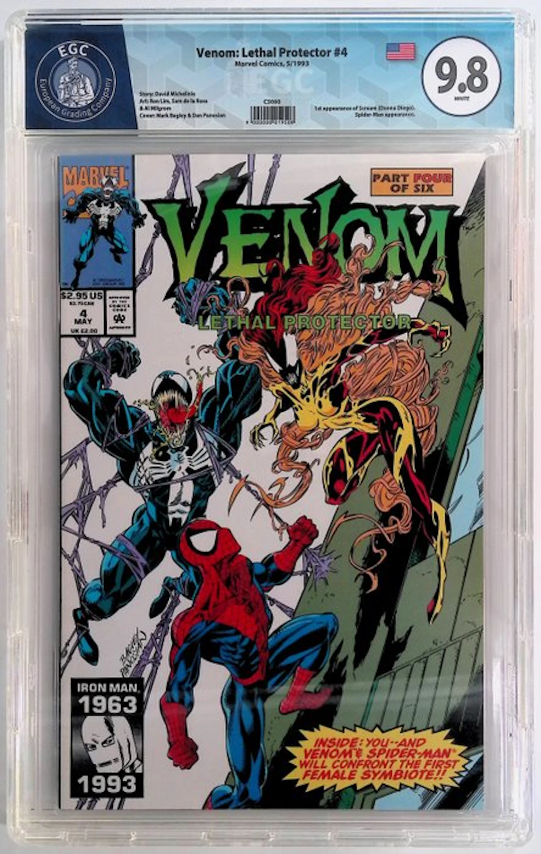 Venom: Lethal Protector #4 - EGC 9.8 - 1 Graded comic - First edition - 1993