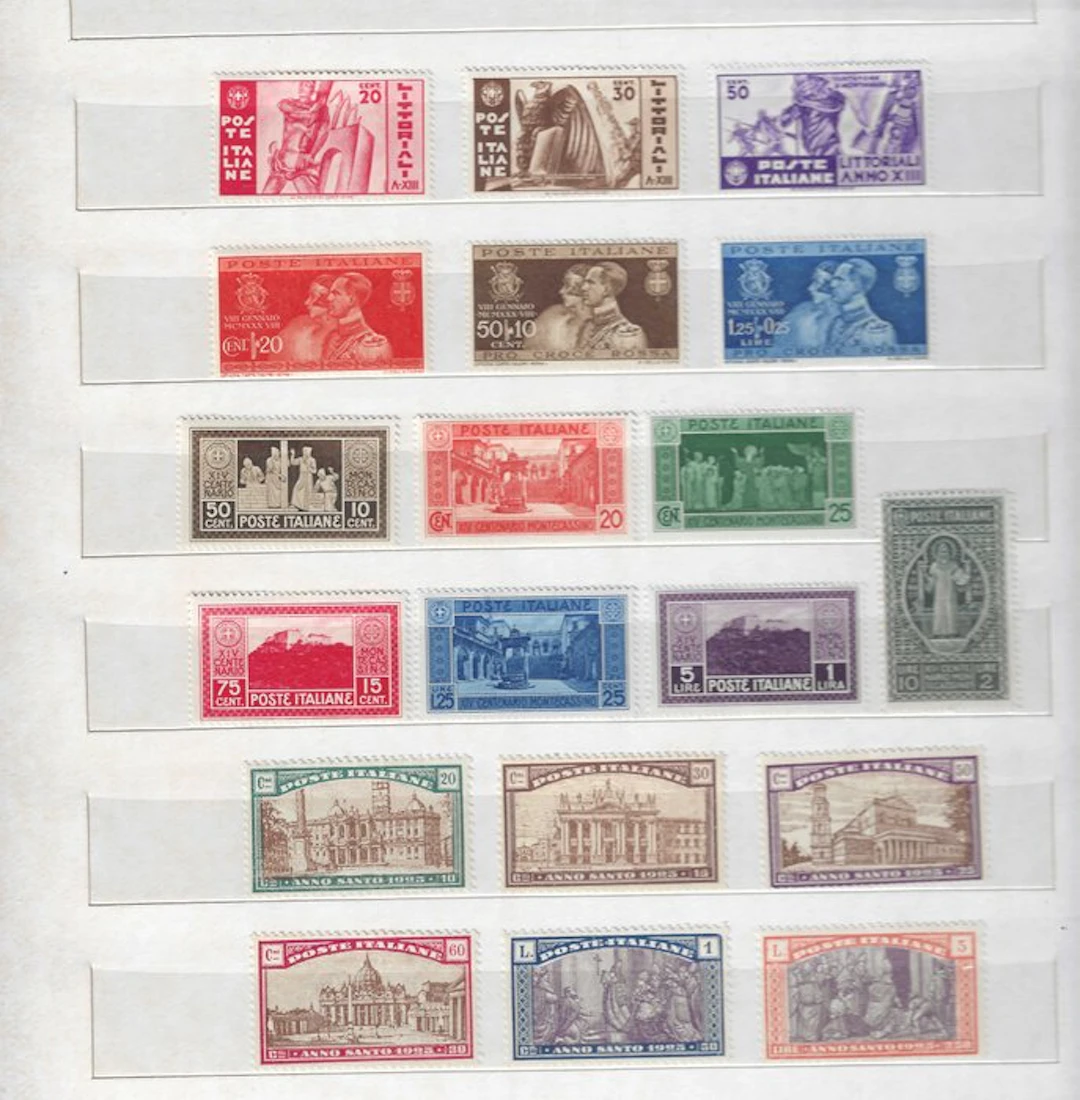 Italy Kingdom 1924/1929 - 4 complete Kingdom of Italy series