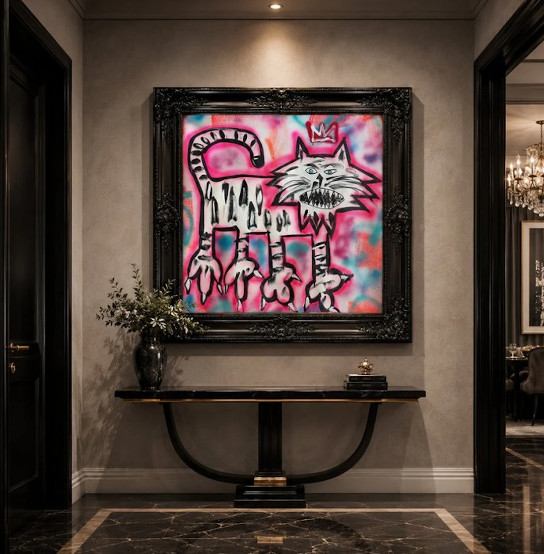 Timo Wedell - Urban Jungle Royalty - XL- Basquiat Style