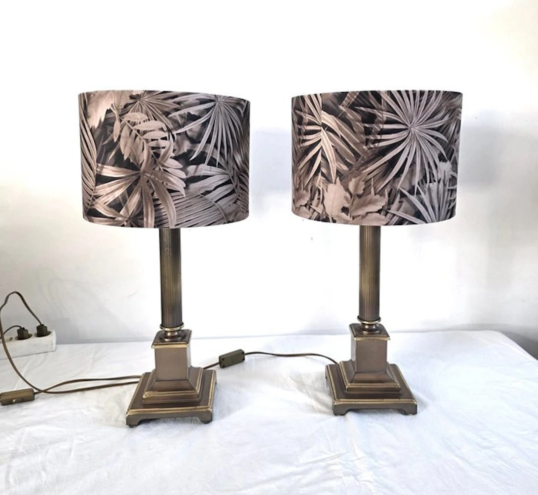 Table lamp (2) - Brass