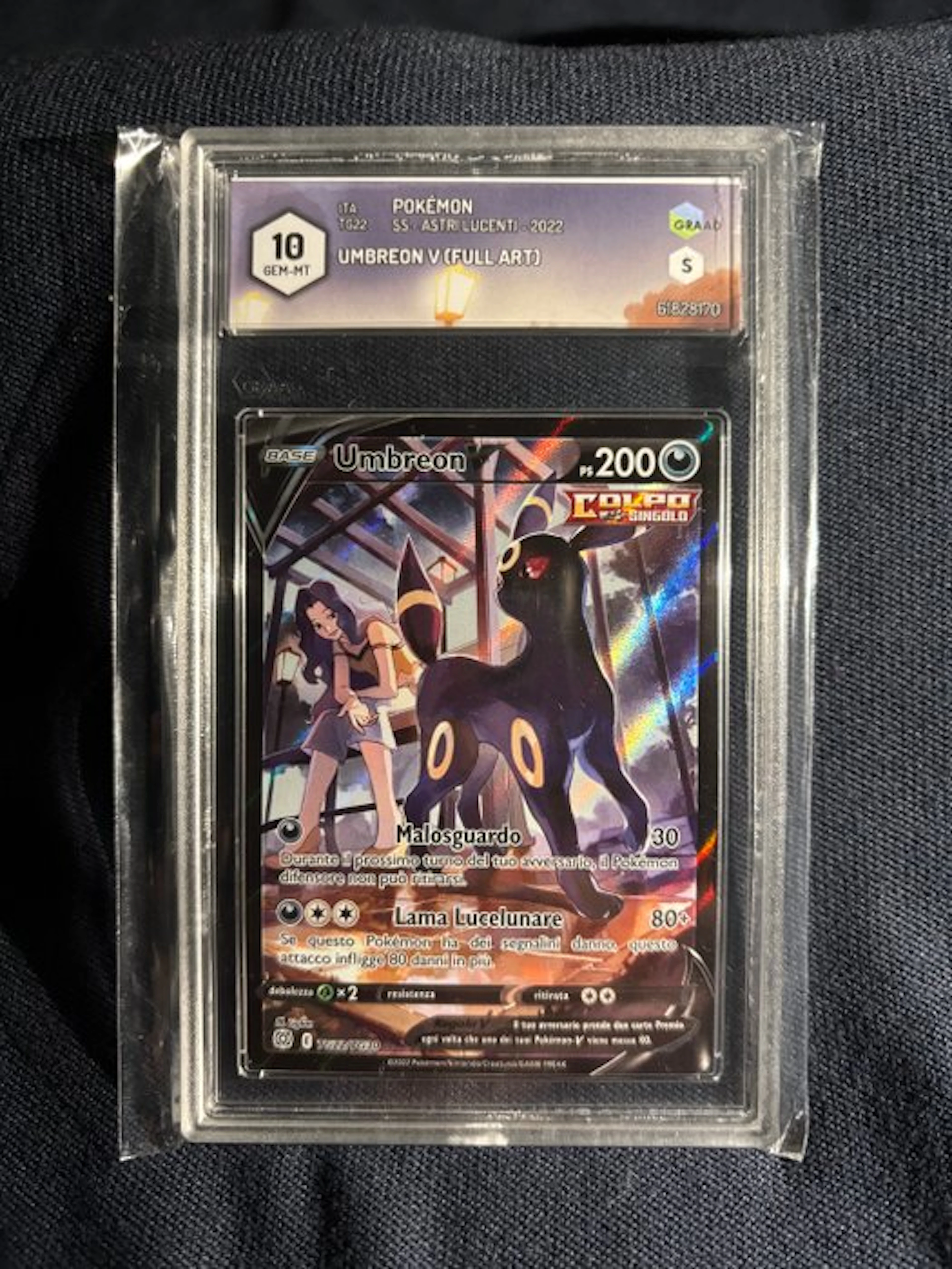 Pokémon - 1 Graded card - Umbreon TG22/TG30 Full art...