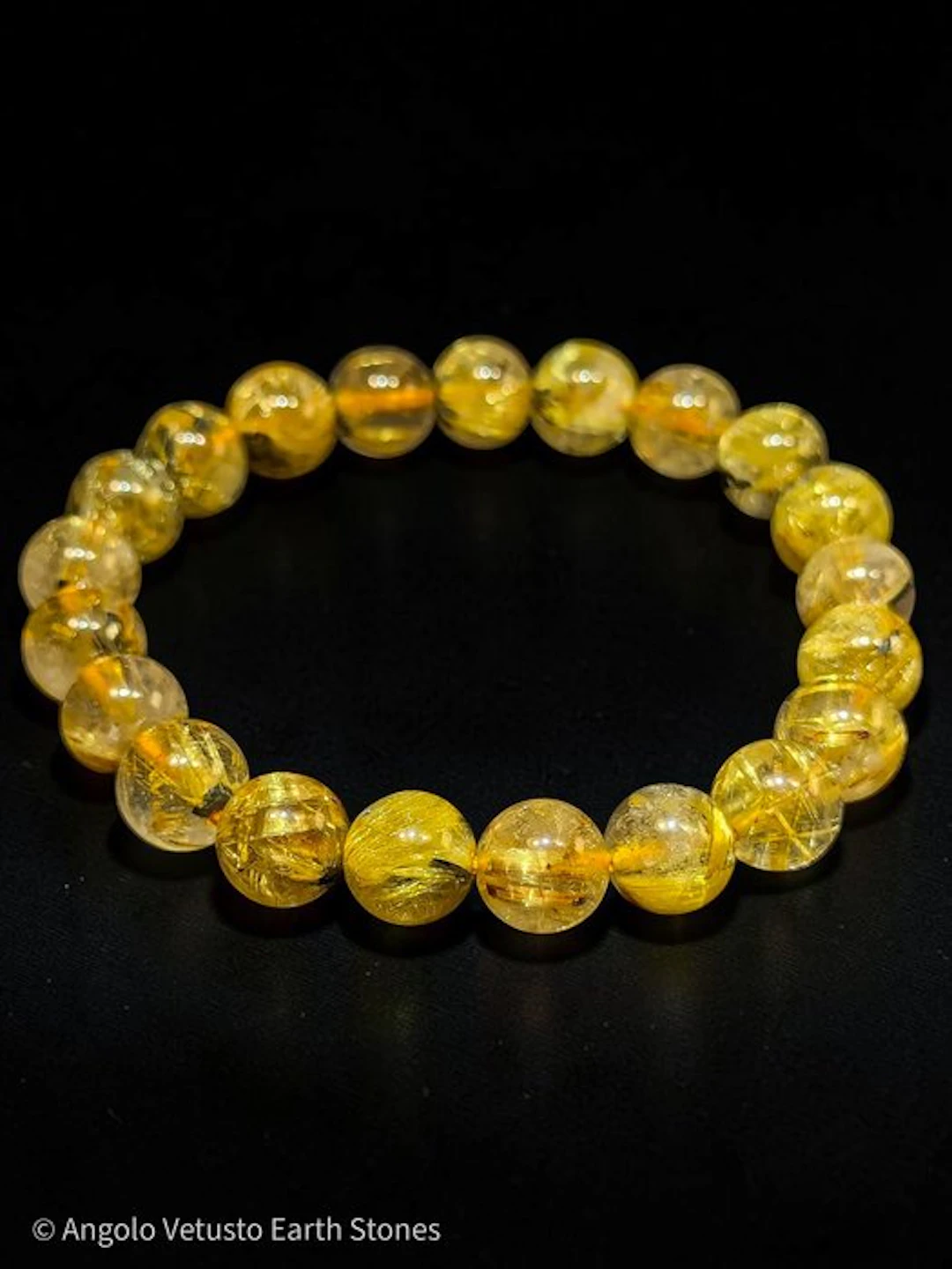 93.35 ct – Exceptional Natural Golden Rutilated Quartz...
