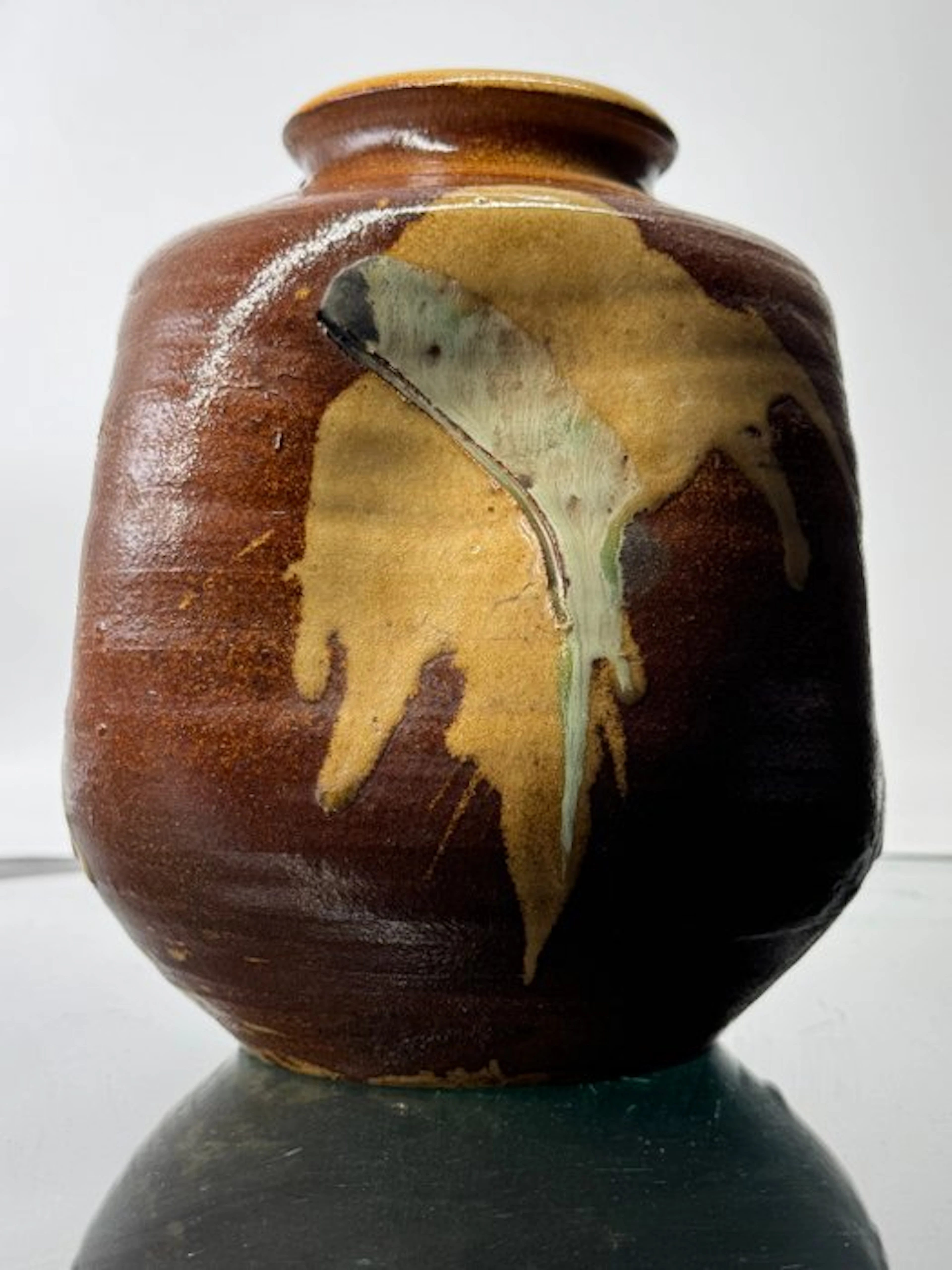 Vase - Stoneware - Japanese stoneware vase.