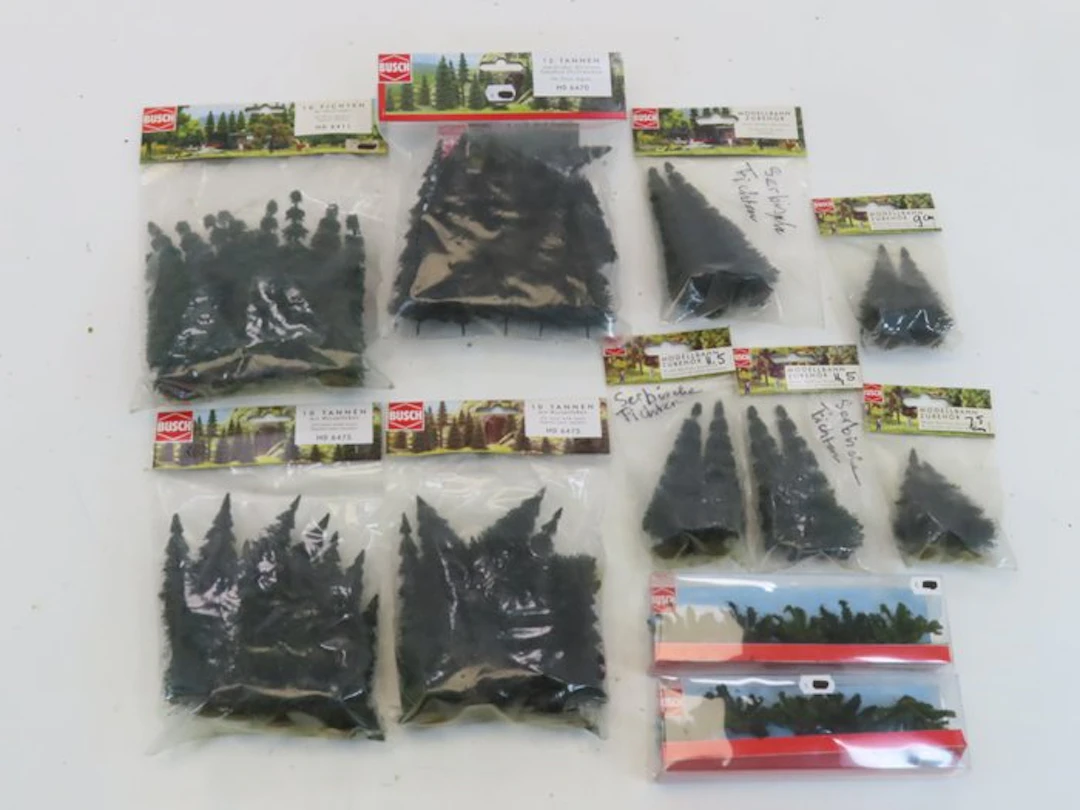 Busch H0 - 6061/6120/6121/6411/6470/6475 - Model train...
