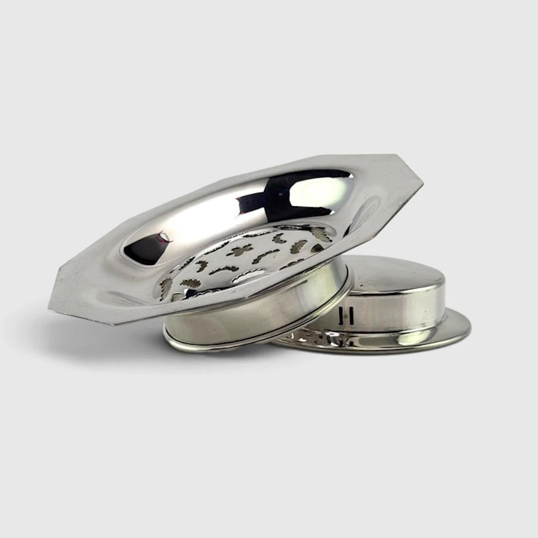 Coquillo Déposé - Butter dish - Butter curler - Silverplated