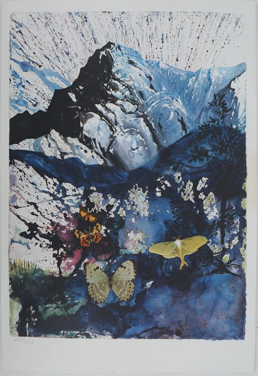 Salvador Dali (1904-1989) - France : Les Alpes (Mont Blanc)
