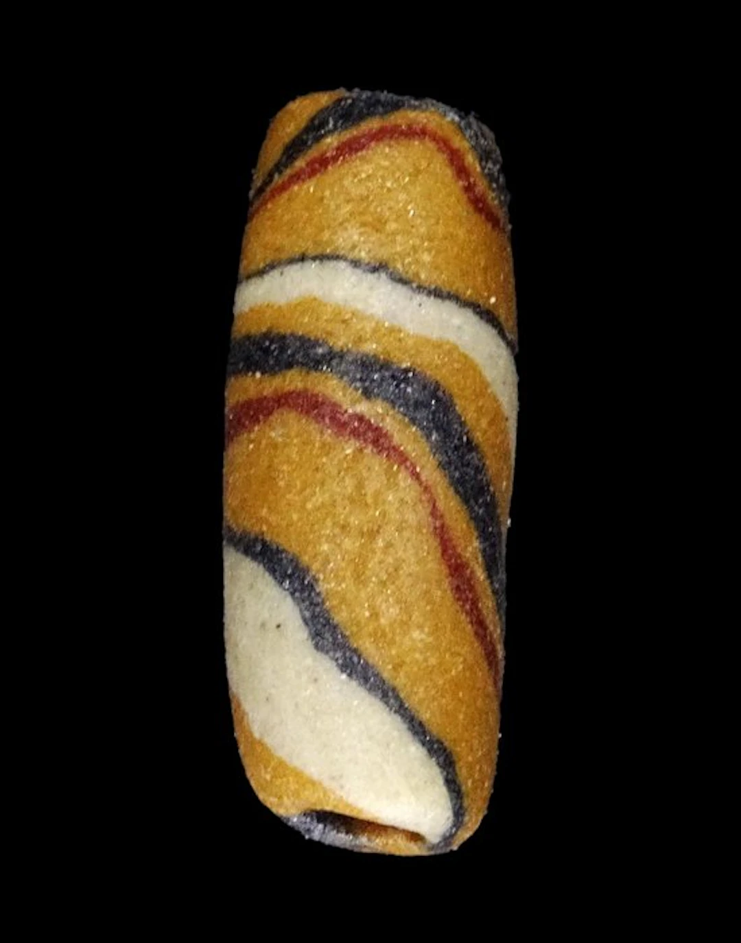 Ancient Roman - Merovingian bead in multicolored glass paste (No reserve price)