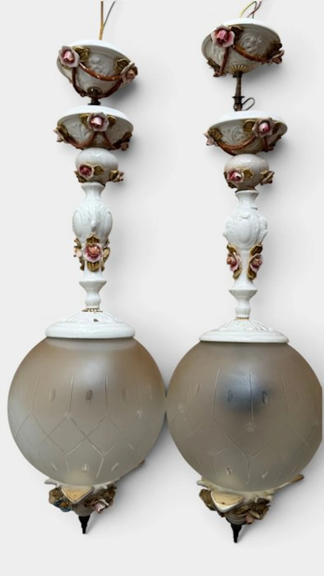 Hanging lamp (2) - glazed