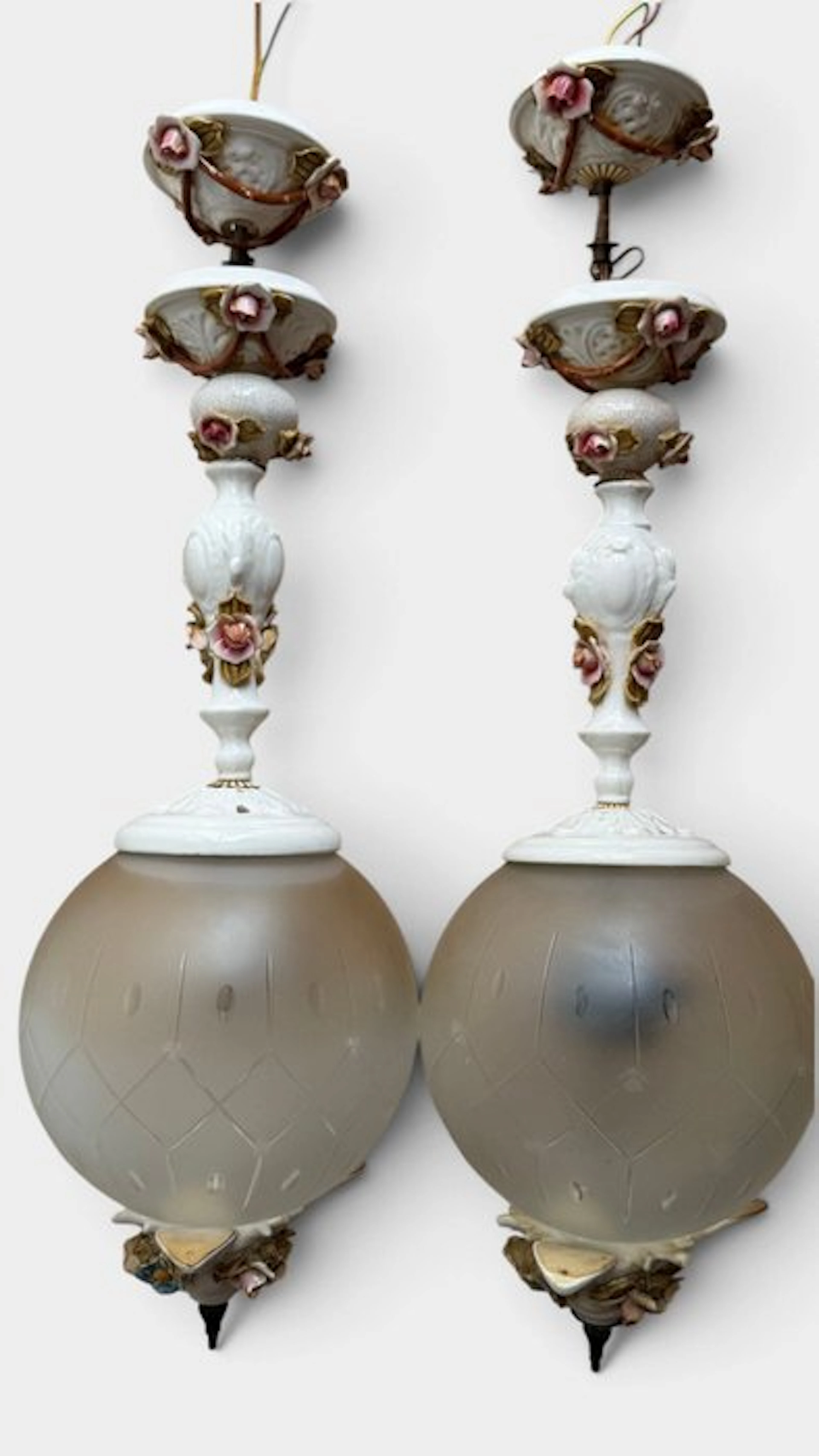 Hanging lamp (2) - glazed