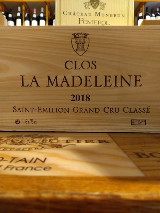 2018 Clos La Madeleine - Saint-Émilion Grand Cru Classé - 6 Bottles (0.75L)
