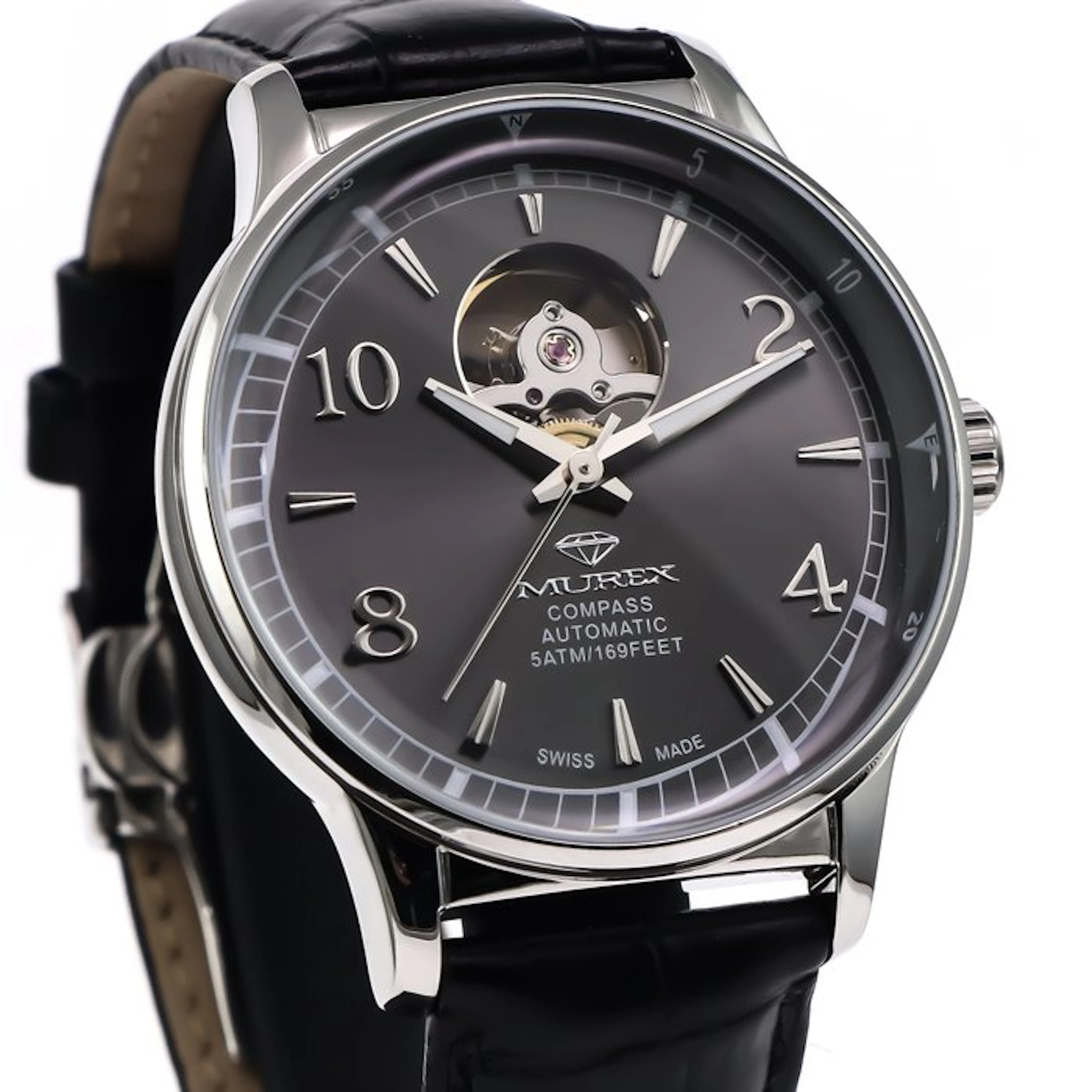 Murex - Compass Swiss Watch Open-Heart Automatic...