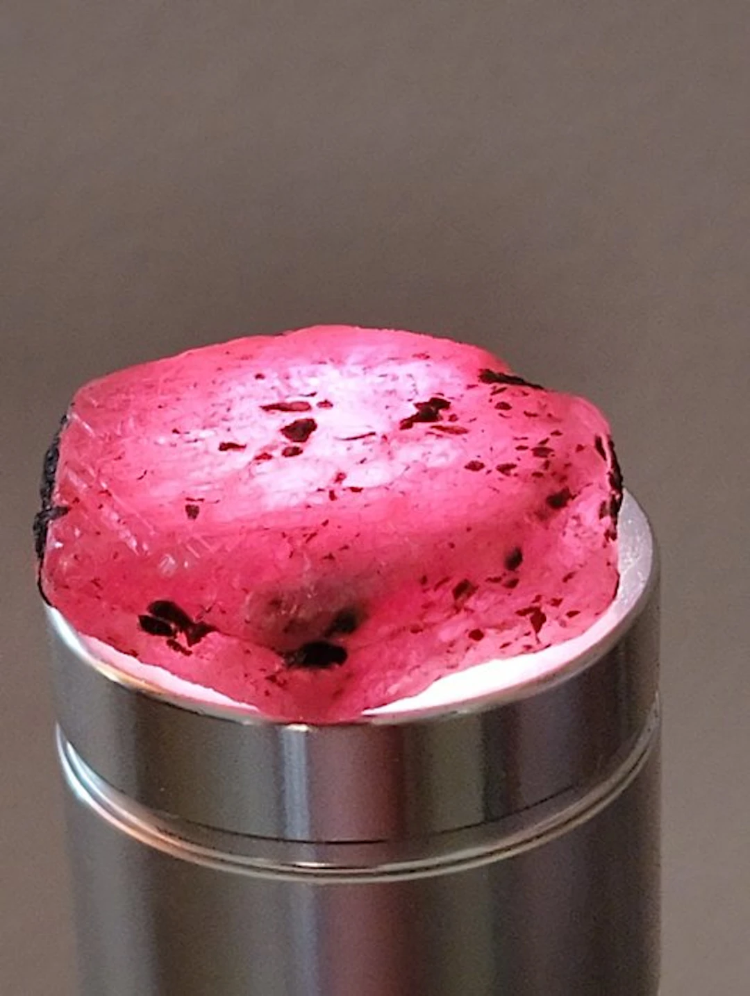 Ruby Rough - Height: 3 cm - Width: 2.7 cm- 17.46 g - (1)