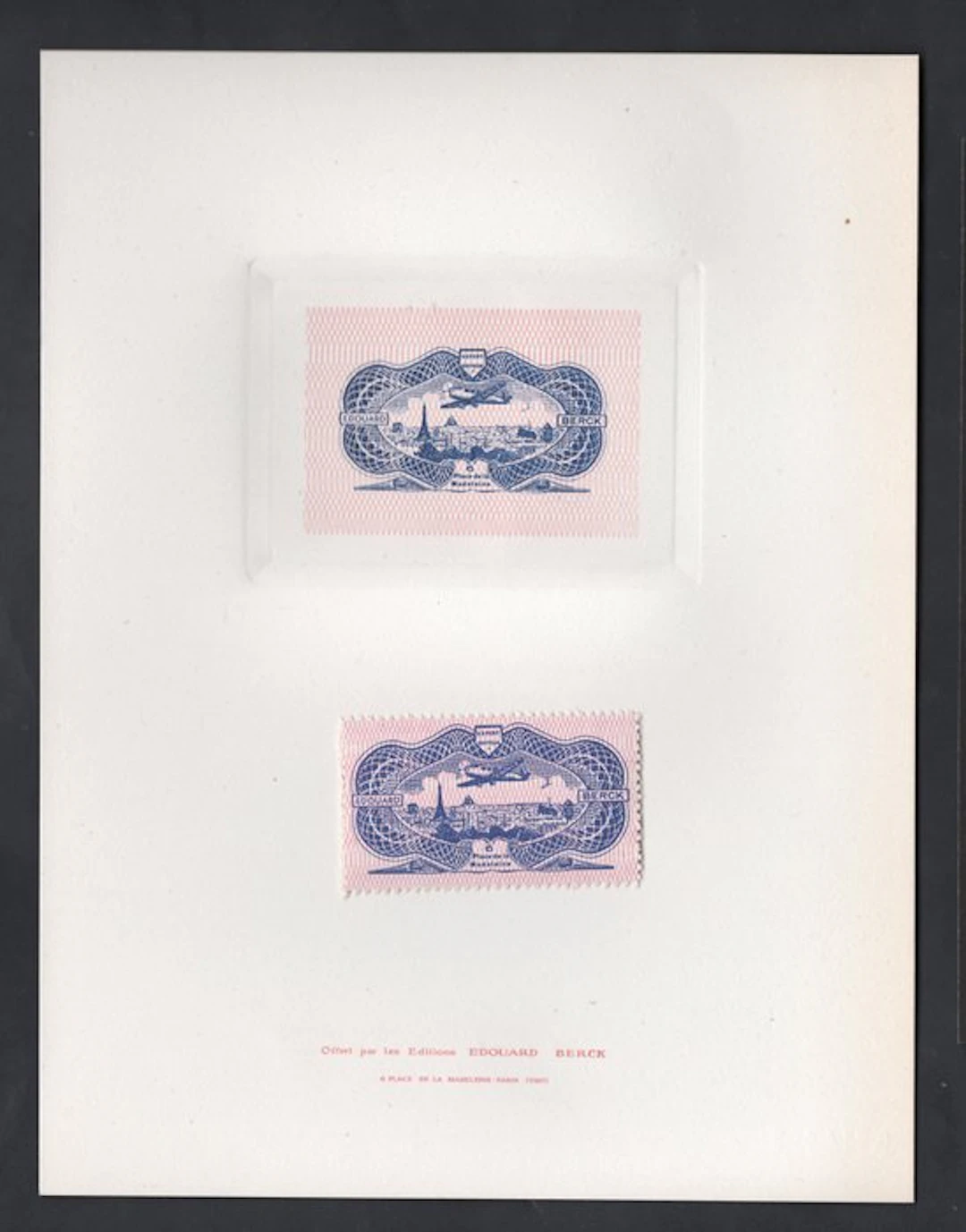 France 1945 - France 1945 - burelée air vignette BERCK +...