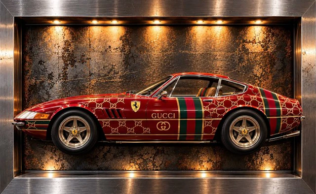 AT9 - "Ferrari × Gucci : Rosso Couture (1968)"