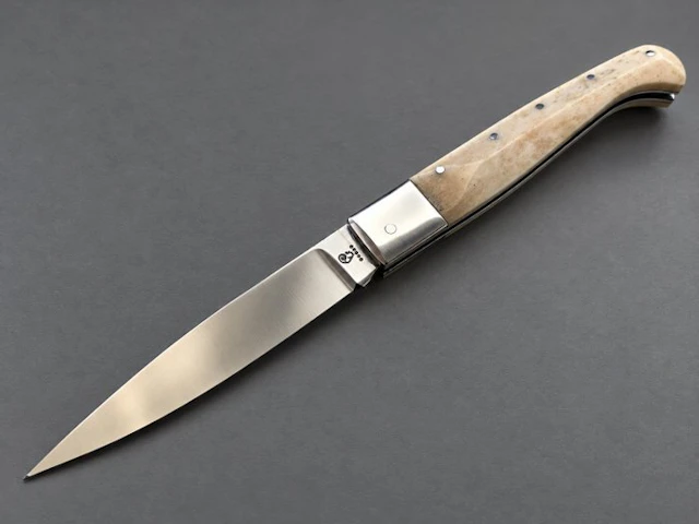Mascu Coltello Mascu Pattada con Molla 22.5 cm – Corno...