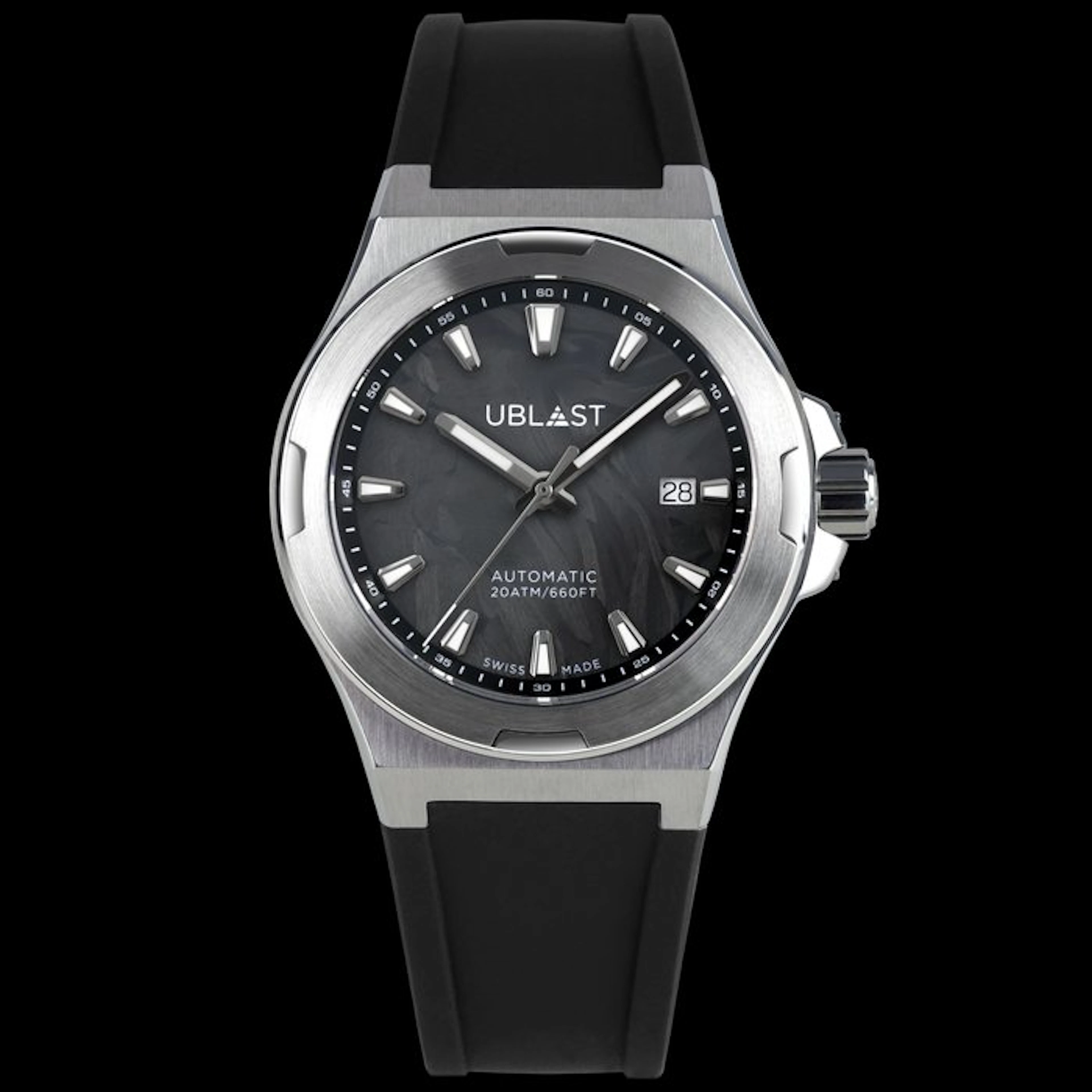 Ublast - Beyond Forget Carbon Dial - Automatic Swiss Made...