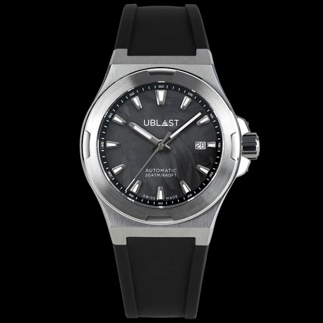 Ublast - Beyond Forget Carbon Dial - Automatic Swiss Made...