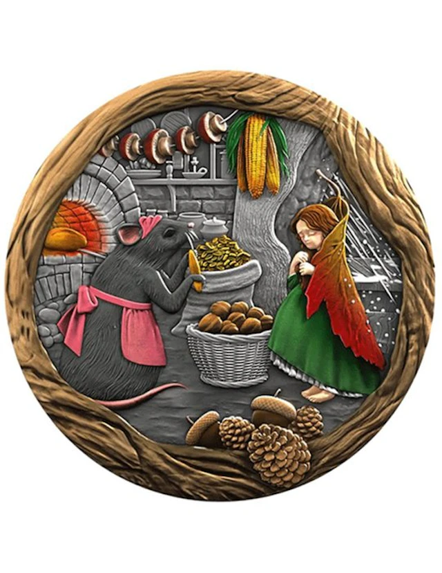 Niue. 1 Dollar 2026 Thumbelina Fairy Tale 1 Oz, (.999)
