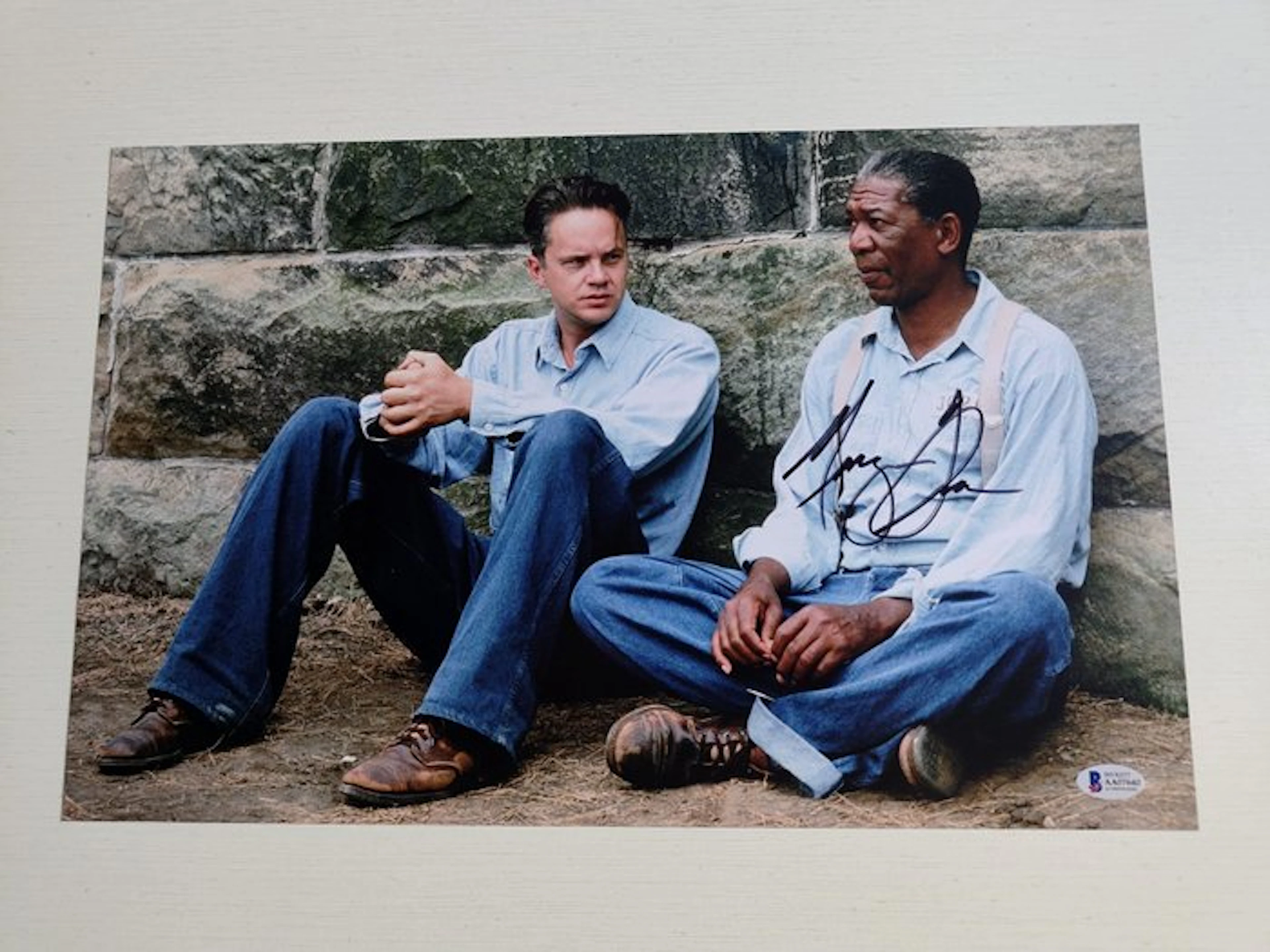The Shawshank Redemption - Morgan Freeman Signed Photo...
