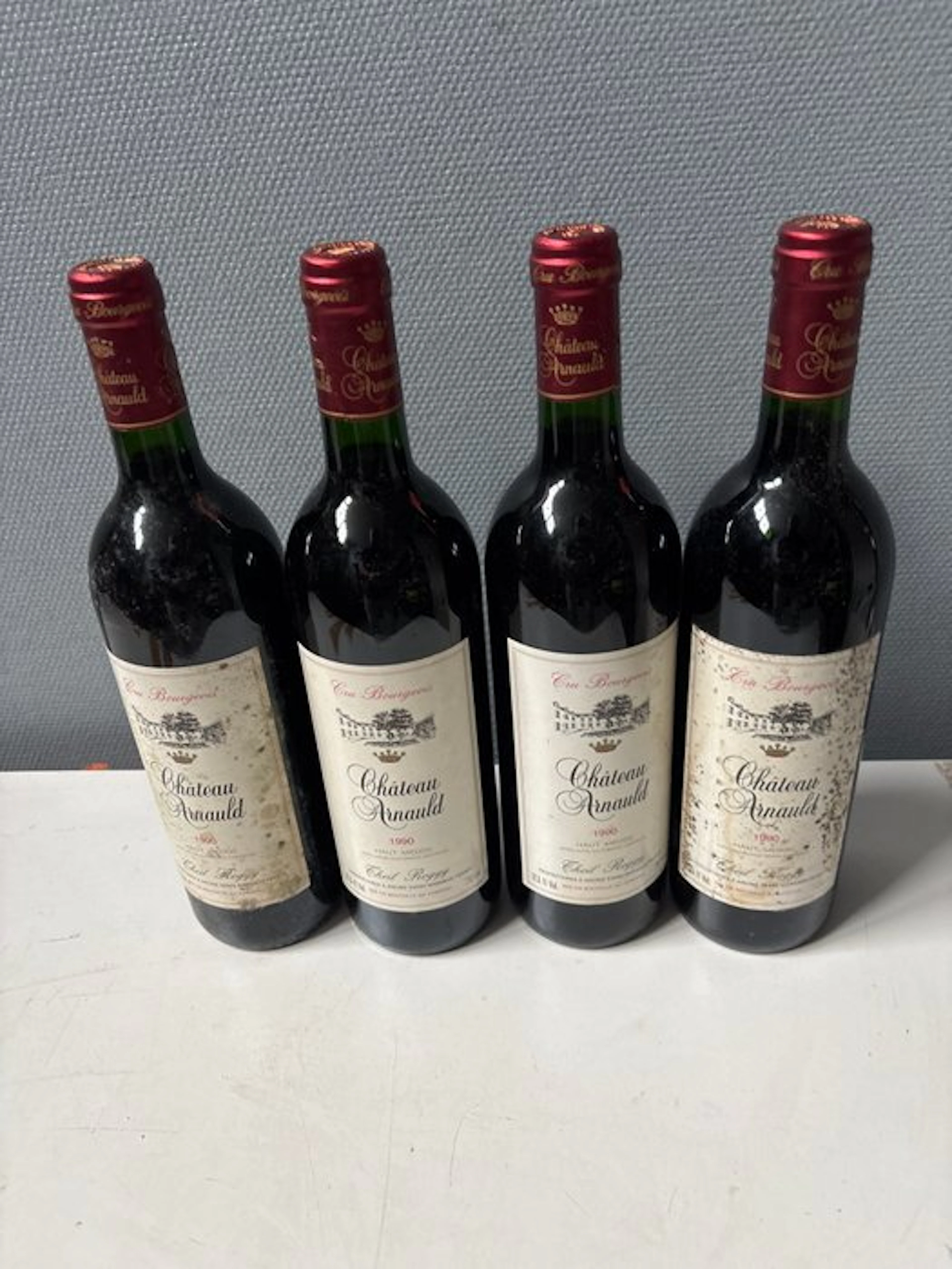 1990 Château Arnauld - Haut-Médoc Cru Bourgeois - 4 Bottles (0.75L)