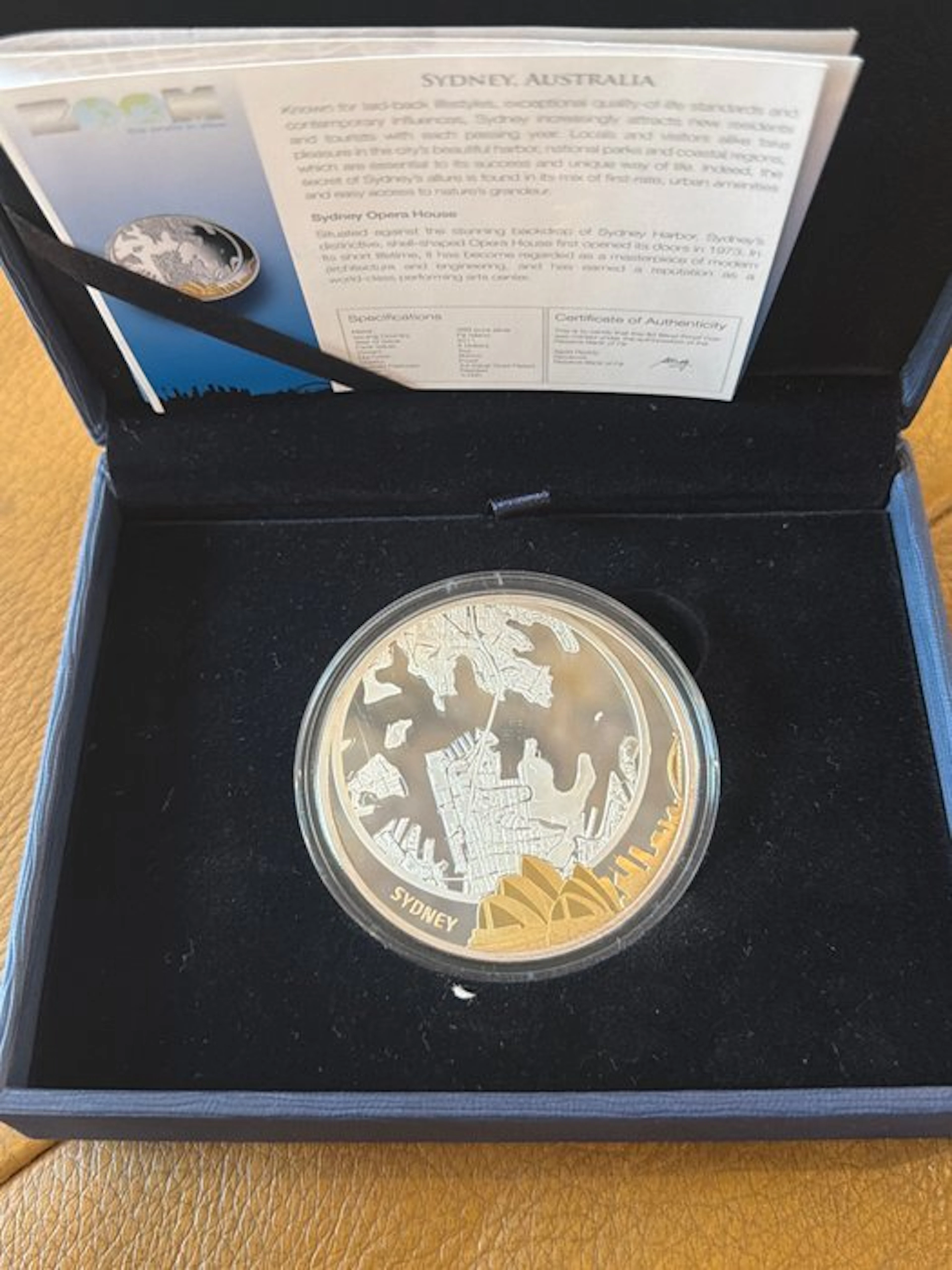 Fiji. 5 Dollars 2011 Australien Sydney - 2 oz (.999) mit CoA und BOX