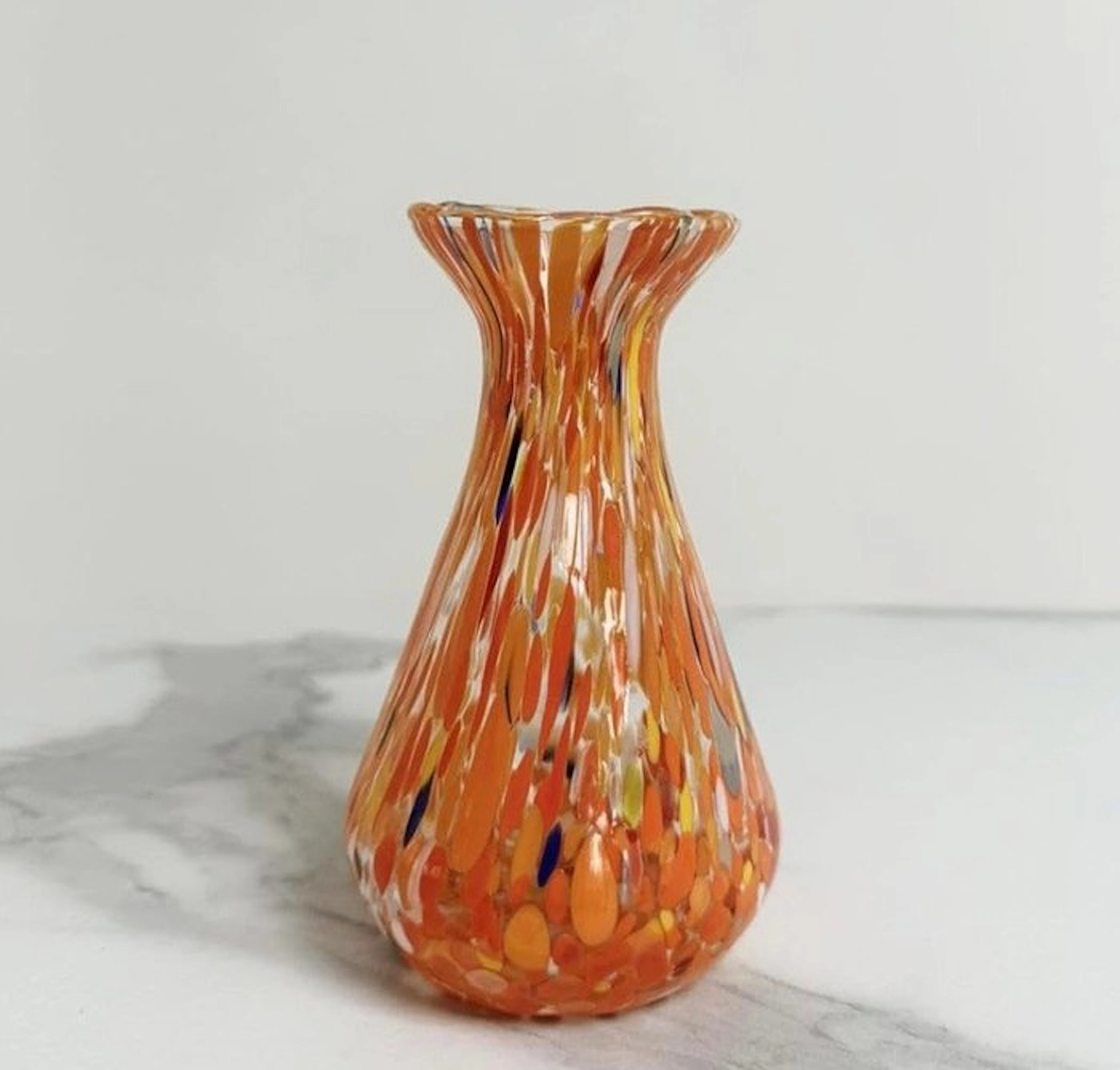 Vase - Hand-blown glass. - Made in Italy