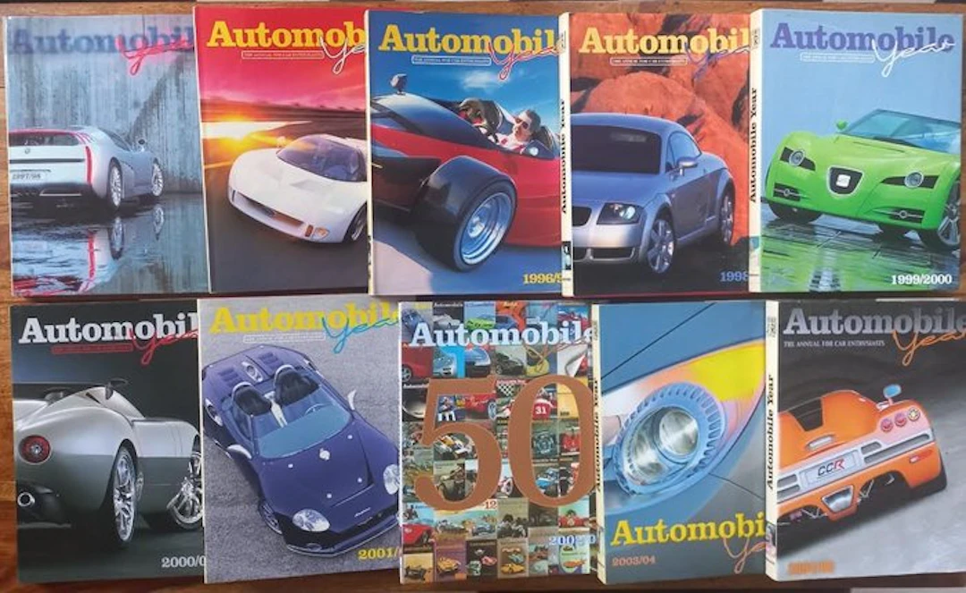 Book - AUTOMOBILE YEAR - No.43 1995/1995 - No.52 2004/2005