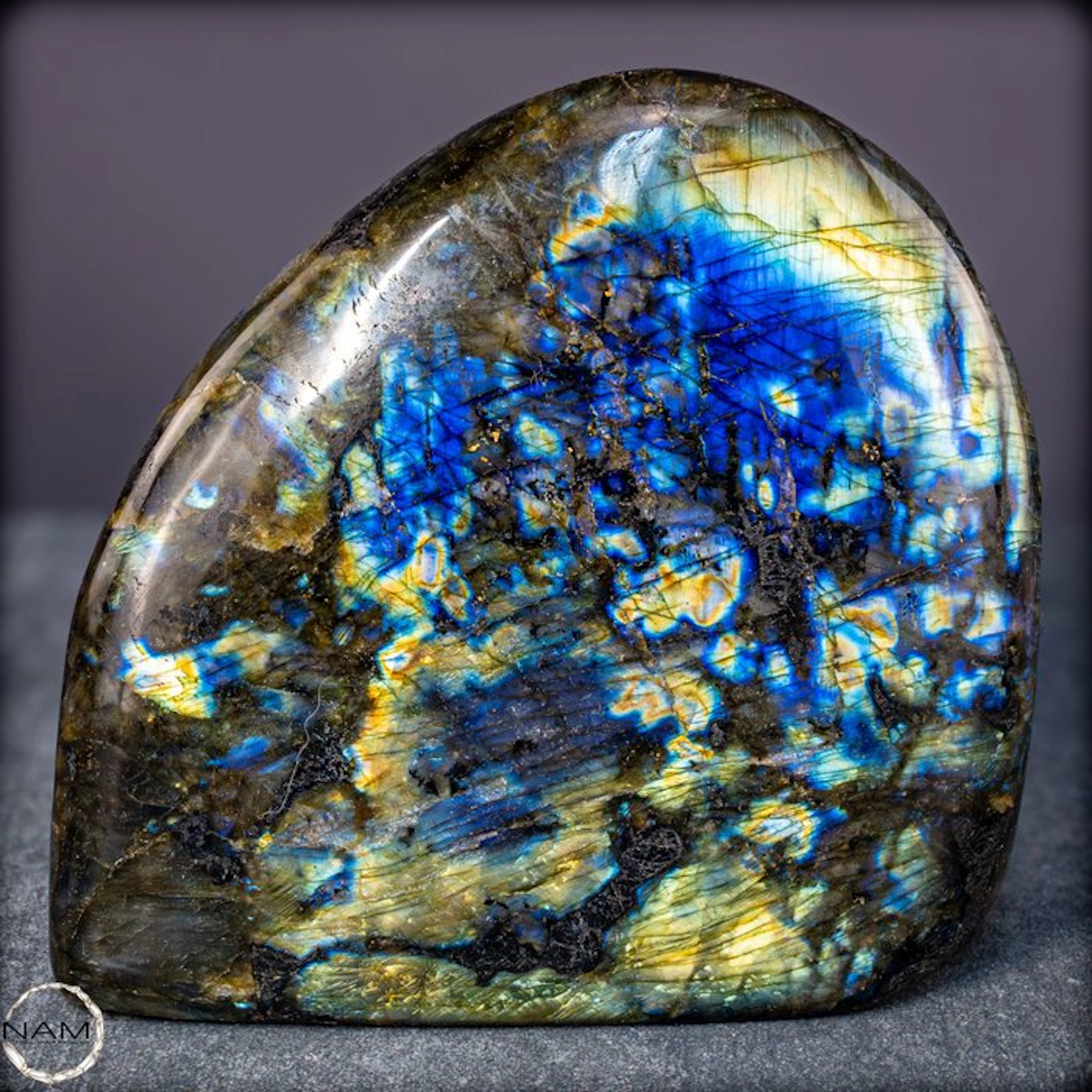Natural labradorite freeform from Madagascar –...