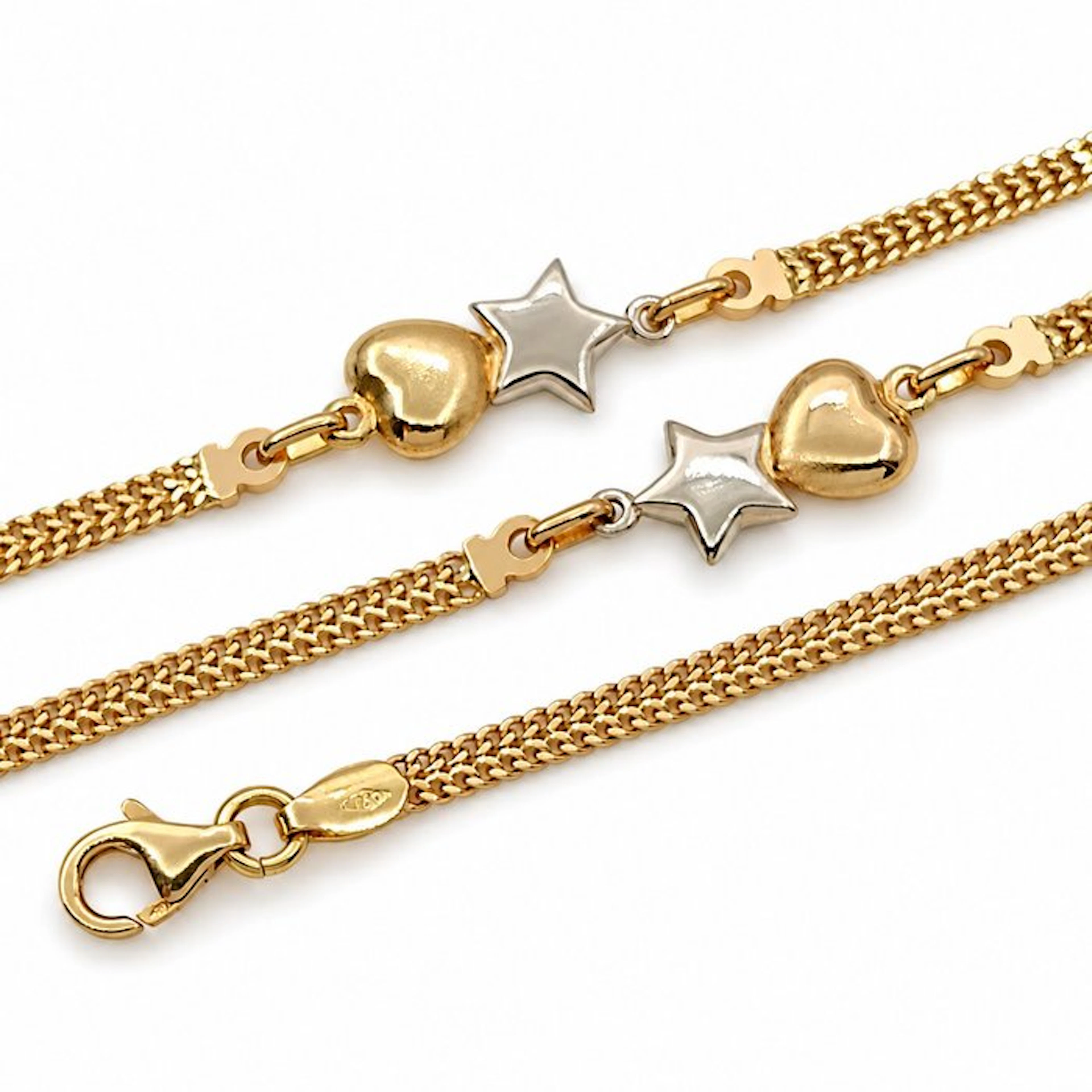 Necklace - 18 kt. Yellow gold - Made in Italy - Handmade