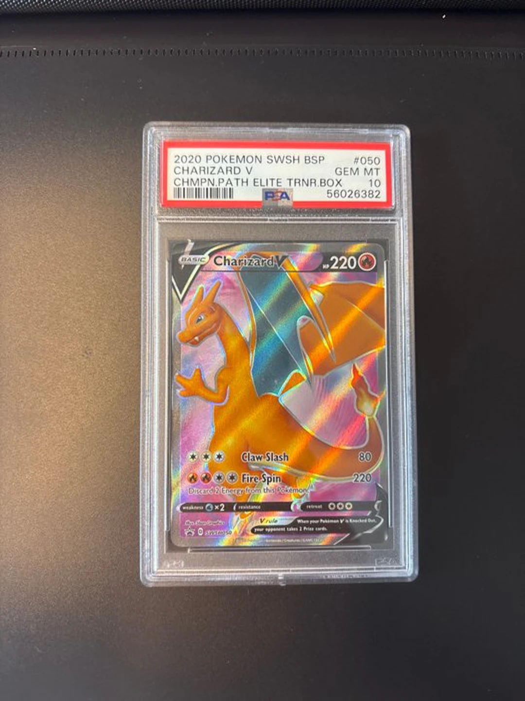 Pokémon - 1 Graded card - Charizard V 050 Full art - PSA...