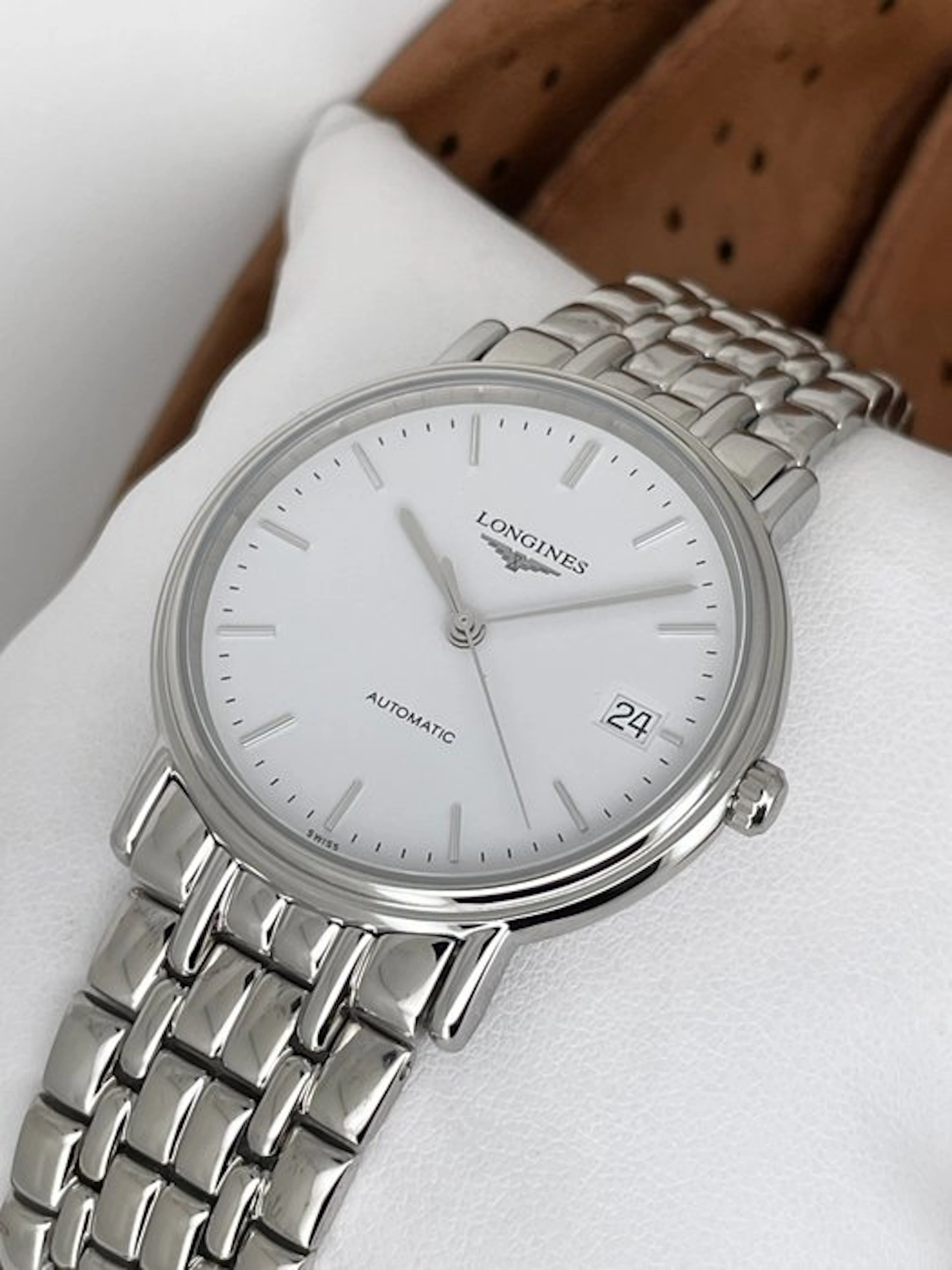 Longines - Presence Automatic - L48214126 - Unisex - 2010-2020