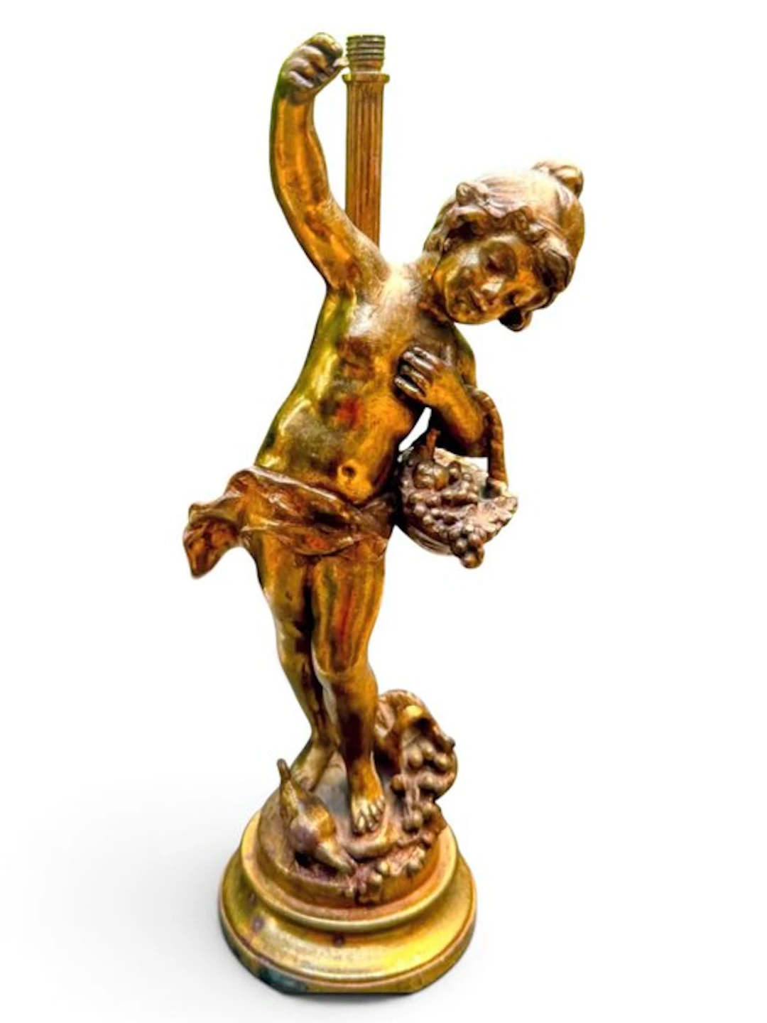 after Auguste Moreau (1834-1917) - Desk lamp - Bronze - lamp base
