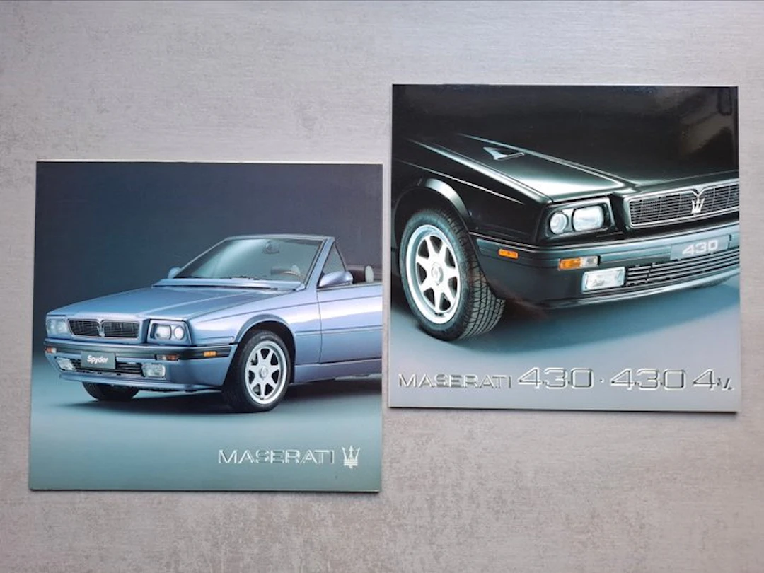 Brochure - Maserati - 430 - 430 4v - Spyder iE