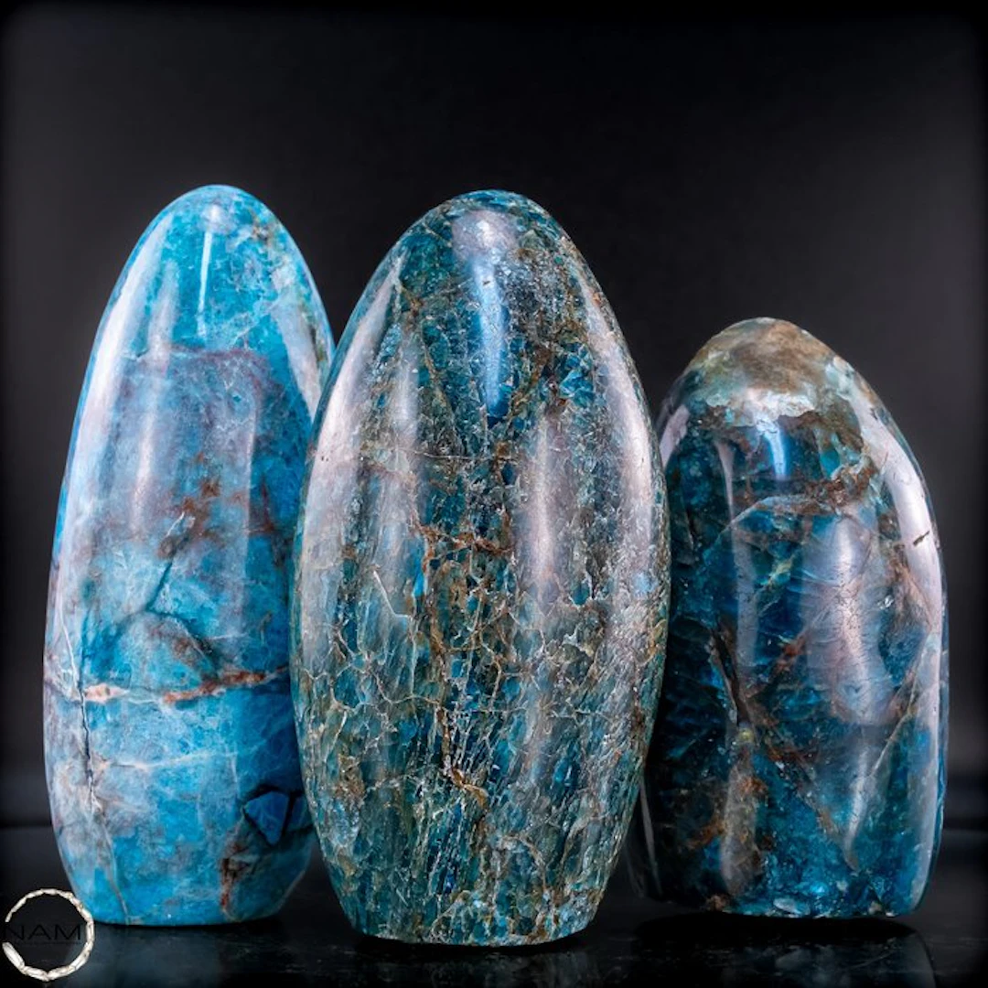 Exclusive apatite freeform set – Three powerful...